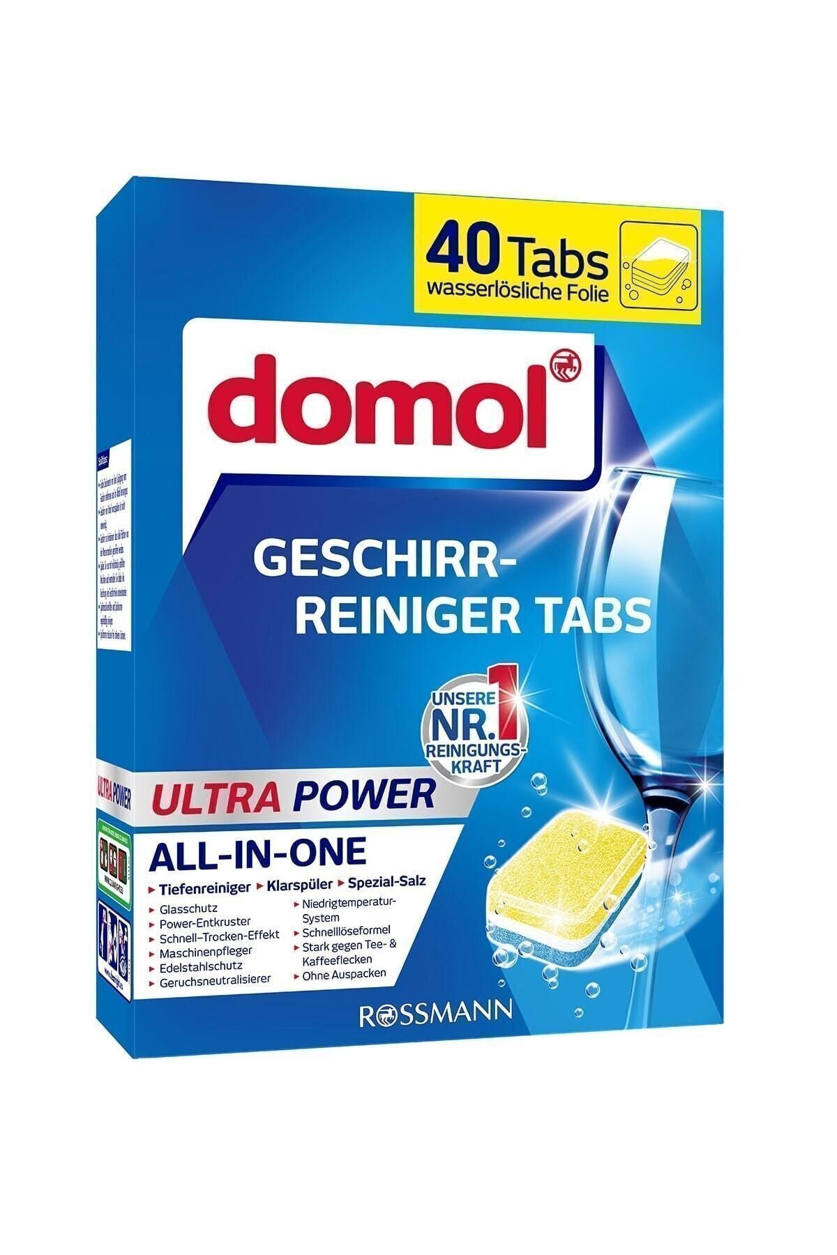 Domol Tableti Multi Performance Bulaşık Makinesi 40'lı