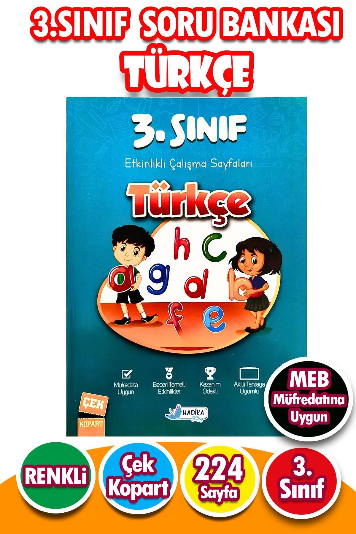 Harika Kitap 3.Sınıf Türkçe - Etkinlikli Çalışma ve Soru Bankası Kitabı