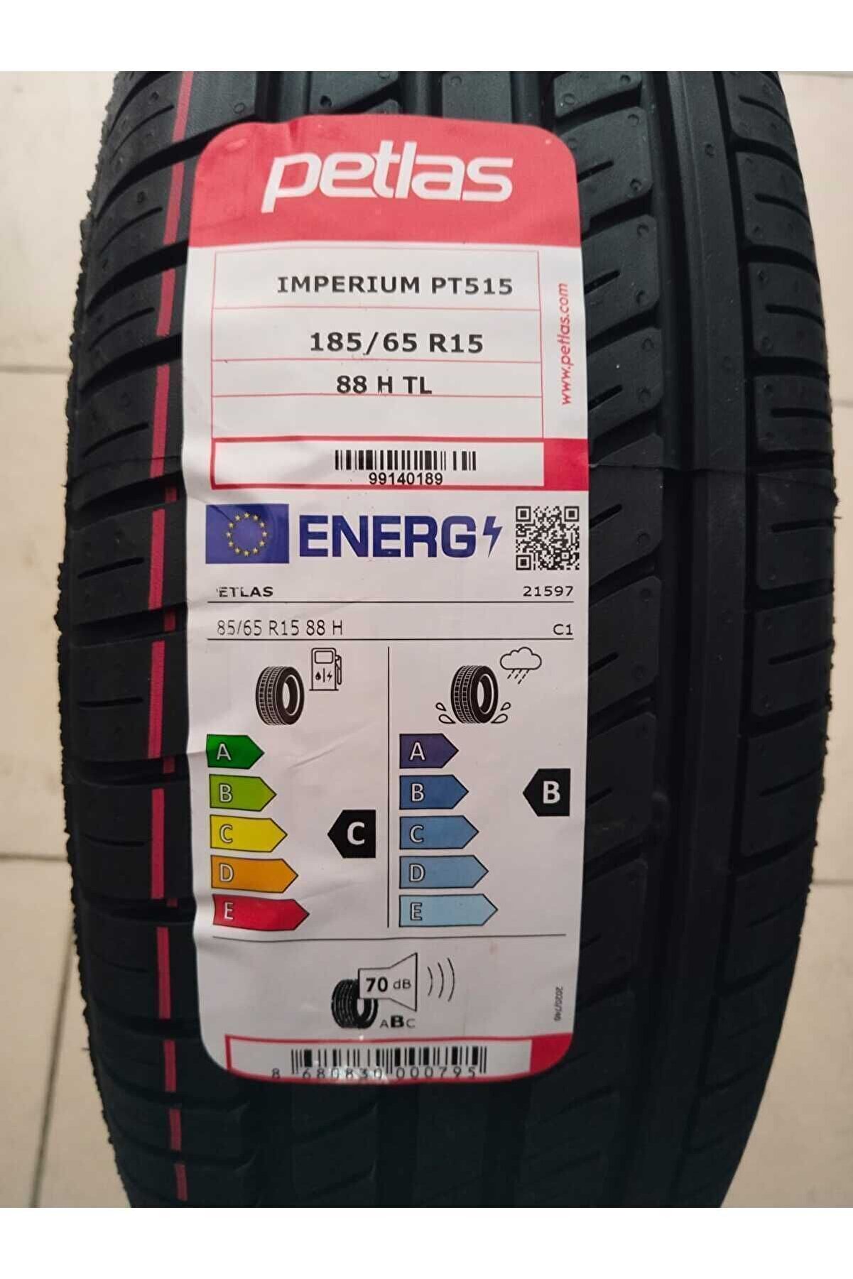 185/65 R15 TL 88H IMPERIUM PT515 PETLAS YAZ LASTİĞİ 2024 ÜRETİM