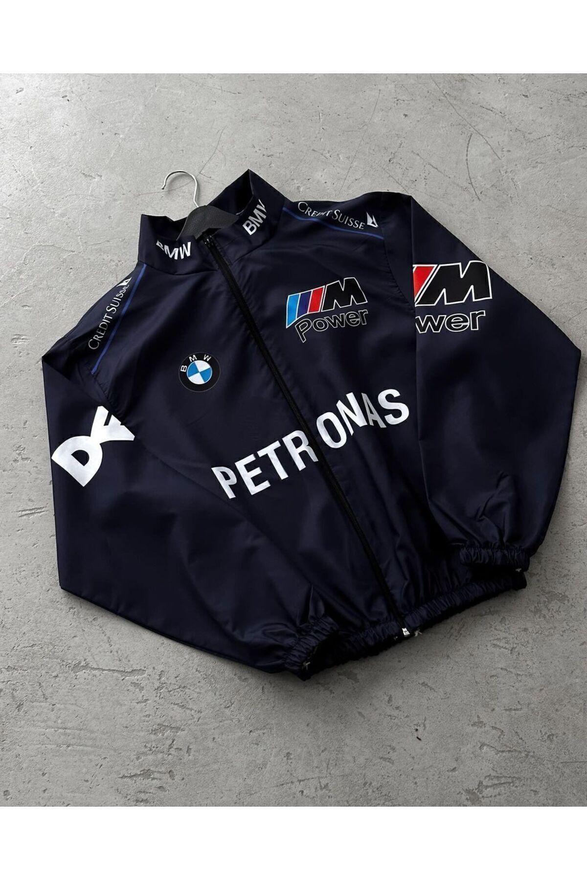 Genel Markalar BMW ///M Oversize Retro Unisex Ceket / Yağmurluk