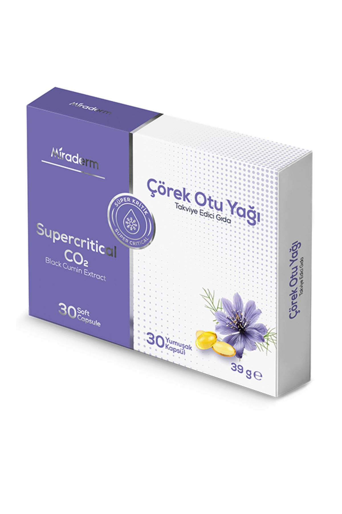 Miraderm ÇÖREKOTU YAĞI SOFTJEL 30 KP MRD