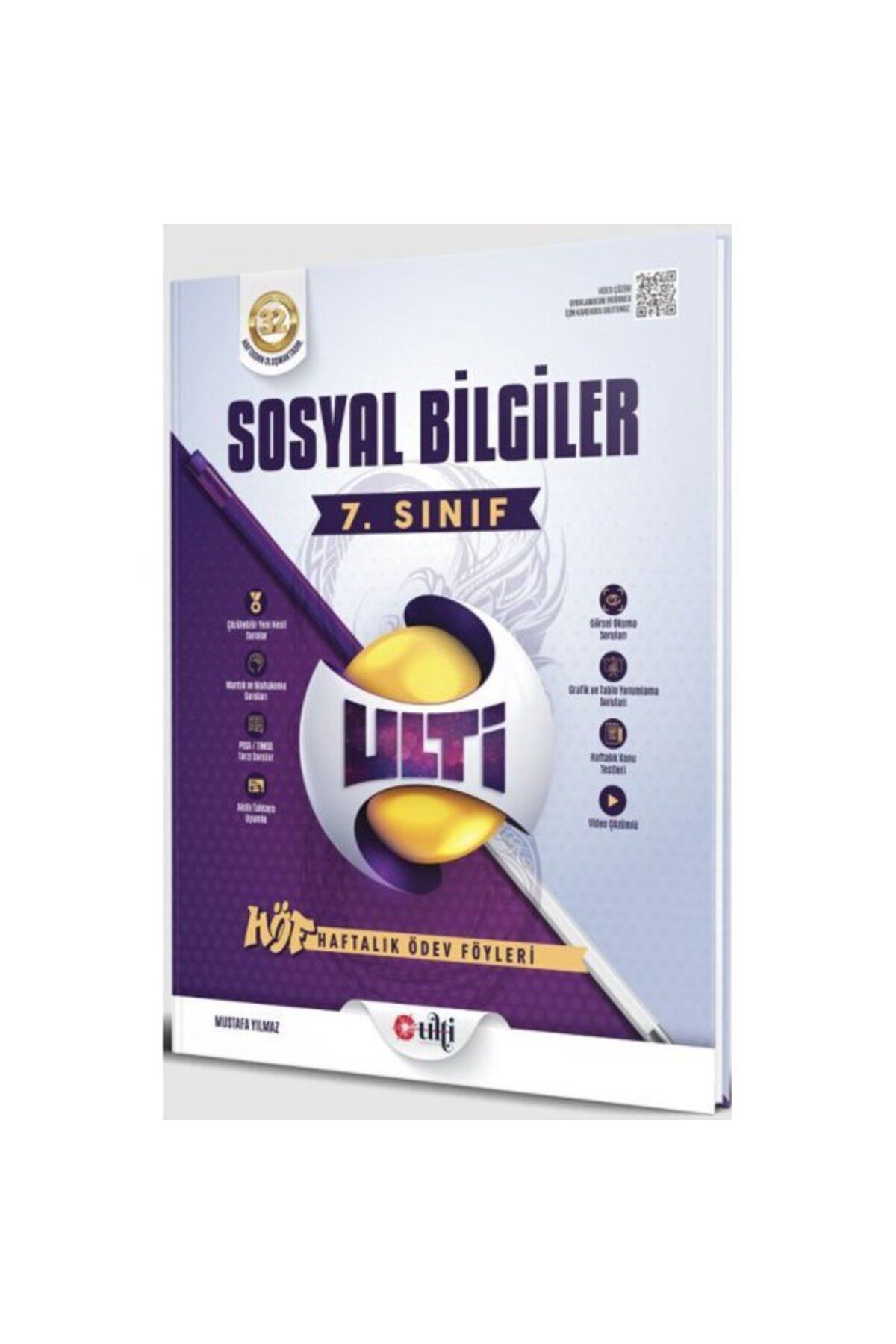 Ulti Yayınları 2025 Ulti Yayınları 7. Sınıf Sosyal Bilgiler Haftalık Ödev Föyleri Parlayan Proje Ayraç Hediyeli