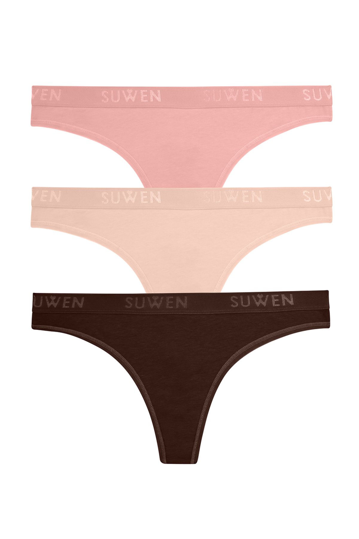 Suwen 3 lü Pamuklu String Külot