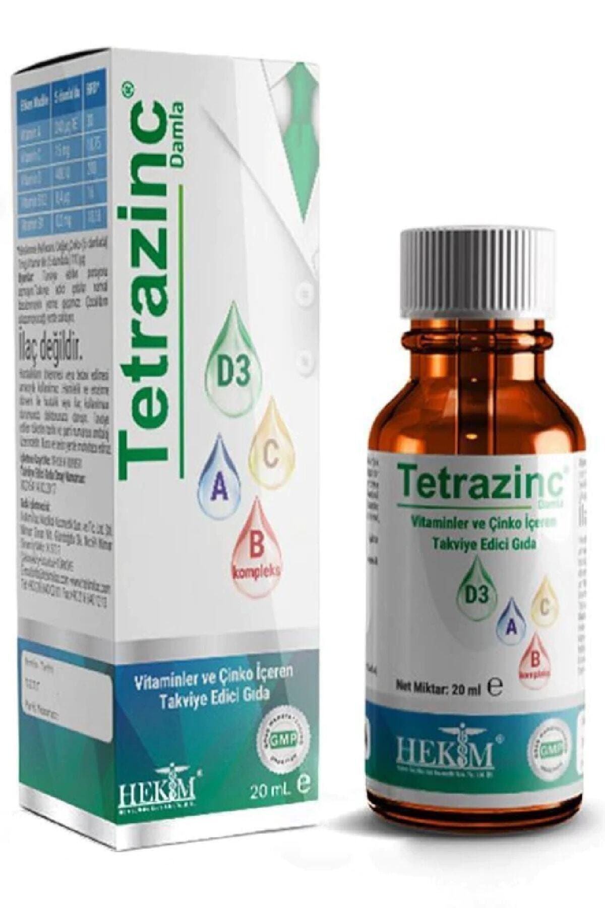 HEKİM İLAÇ Tetrazinc Vitamin B Kompleks Damla 20 ml