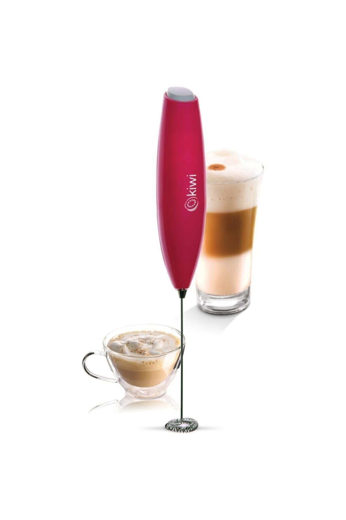 Kiwi 750 ml Pratik Süt Ve Kahve Köpürtücü Pembe - Kcm 7501 Yok 2 Yıl 2 Kademeli Resmi Distribütör Garant