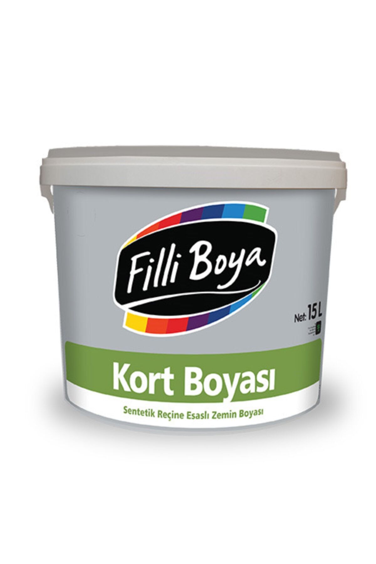 Filli Boya Tenis Kort Boyası 15 Lt Yeşil