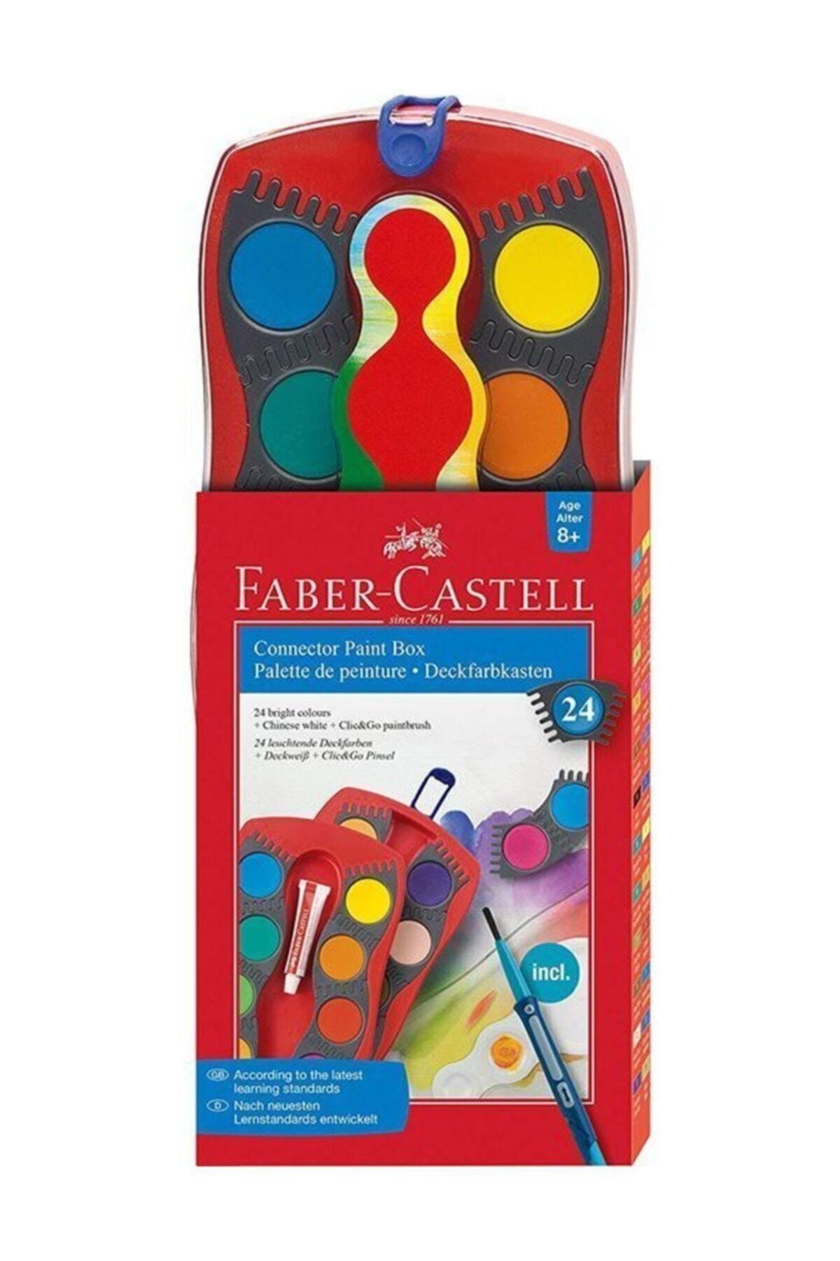 Faber Castell Connector Değiştirilebilir Tablet Sulu Boya 24 Renk