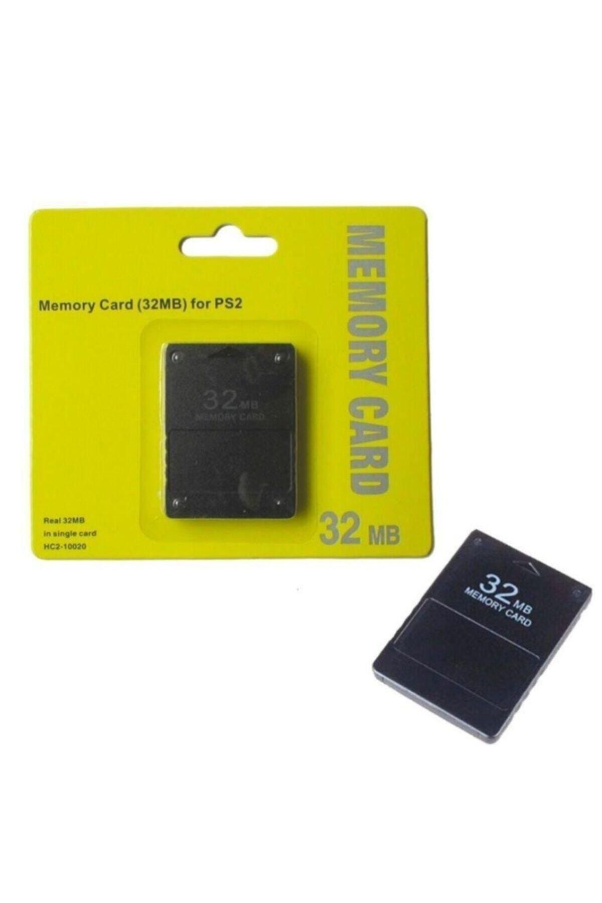 Genel Markalar Ps2 Uyumlu 32mb Memory Card Playstation 2 32 Mb Hafıza Kartı