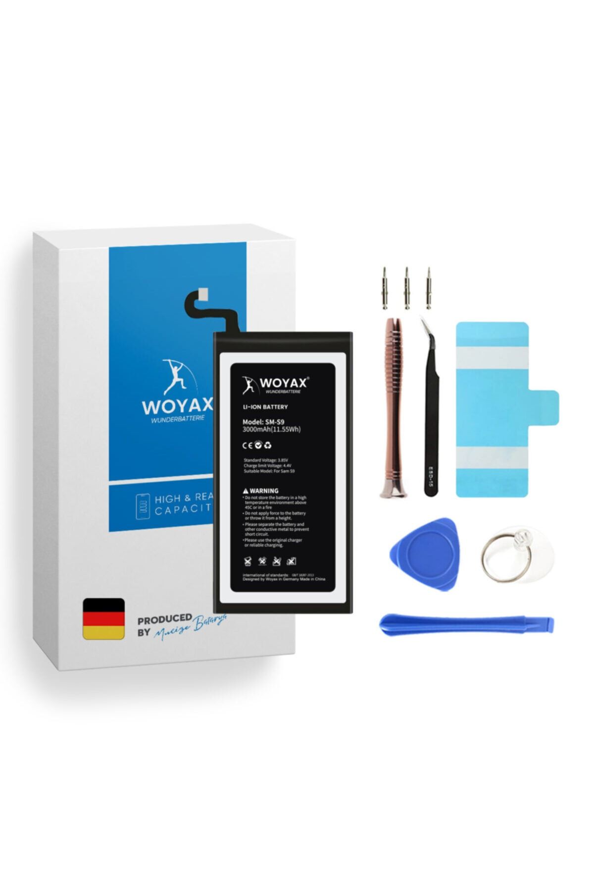 Woyax By Deji Samsung Galaxy S9 Uyumlu Premium Mucize Batarya Eb-bg960abe