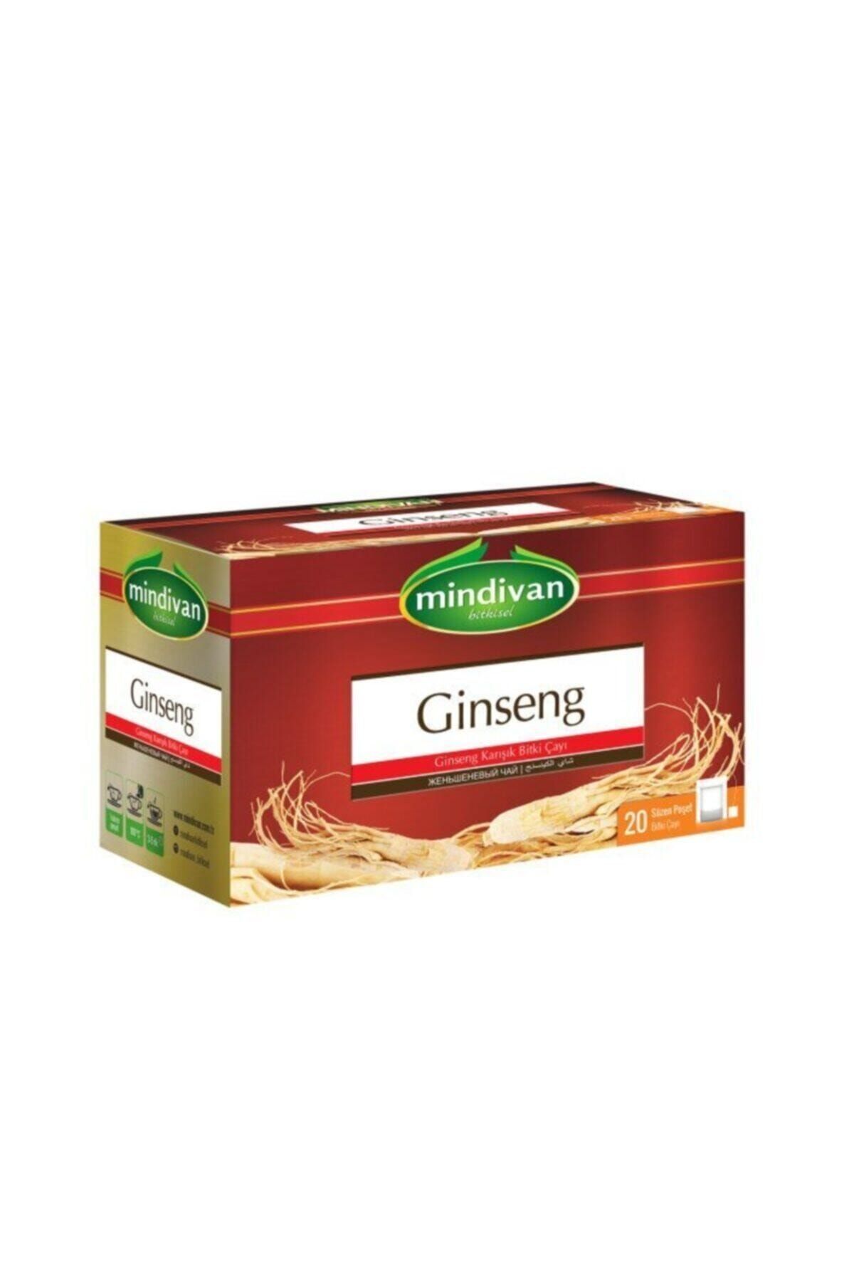 Mindivan Ginseng Çayı 20'li Poşet Çay (2 Adet)