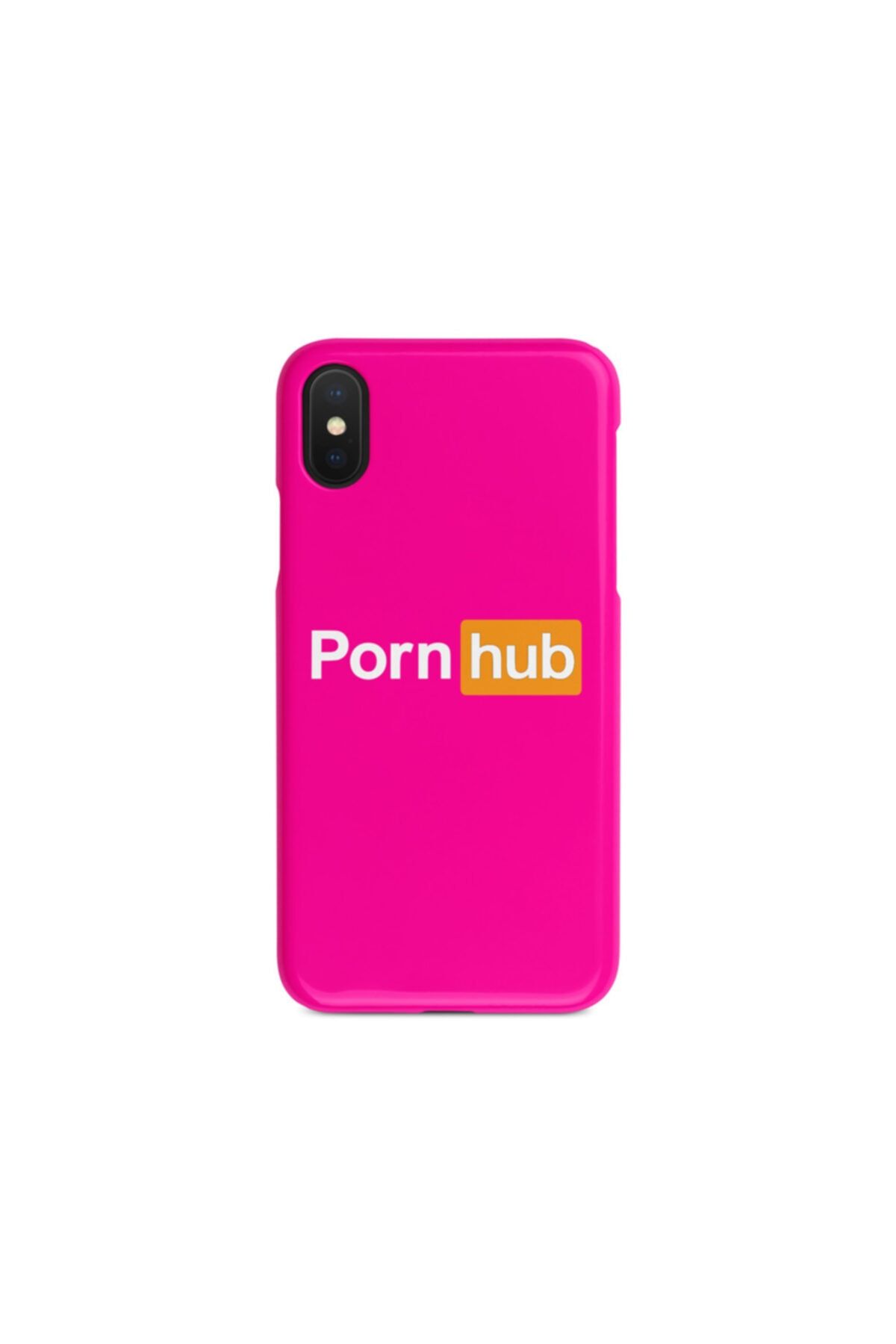 astak Apple Iphone 8 Plus Pornhub Baskılı Telefon Kılıfı Pembe Tl2090