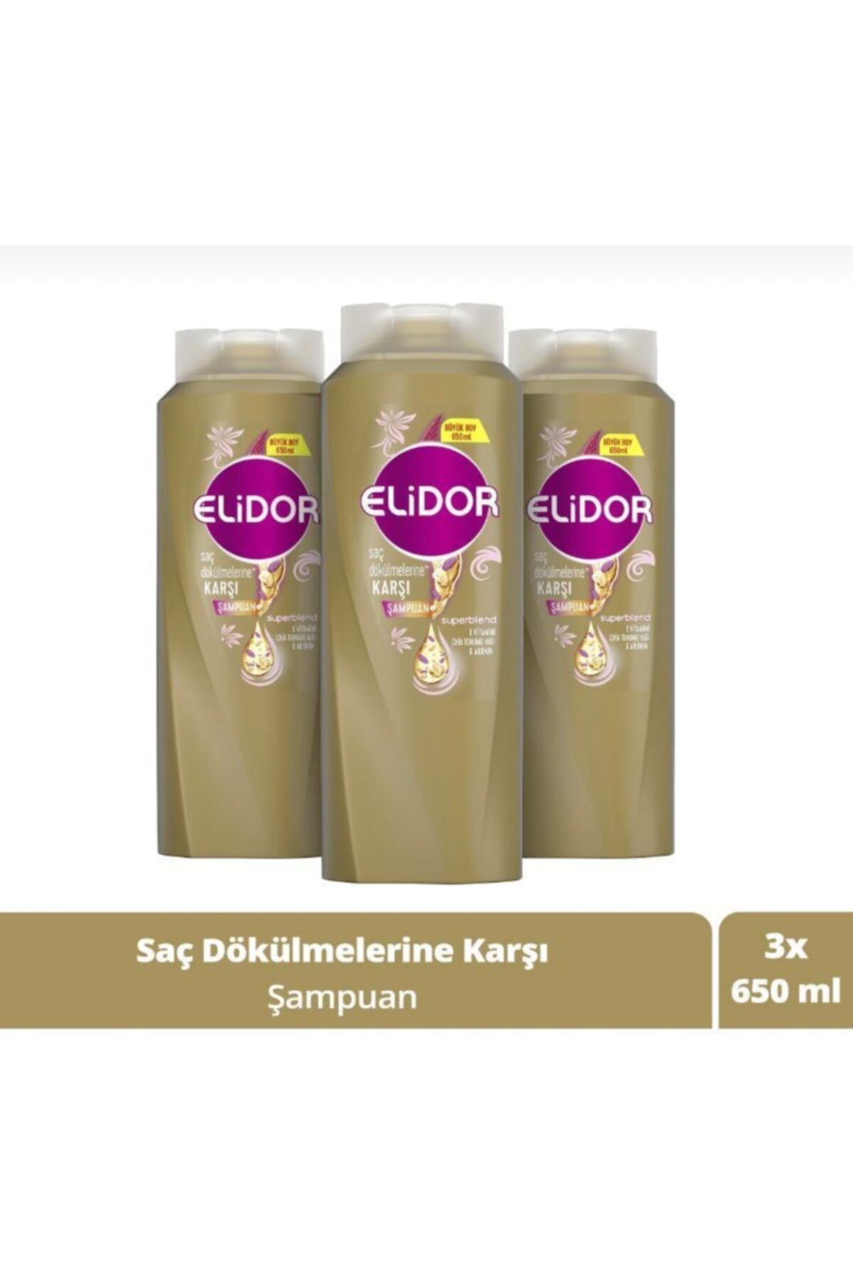 Elidor Saç Dökülmelerine Karşı Şampuan 650 ml
