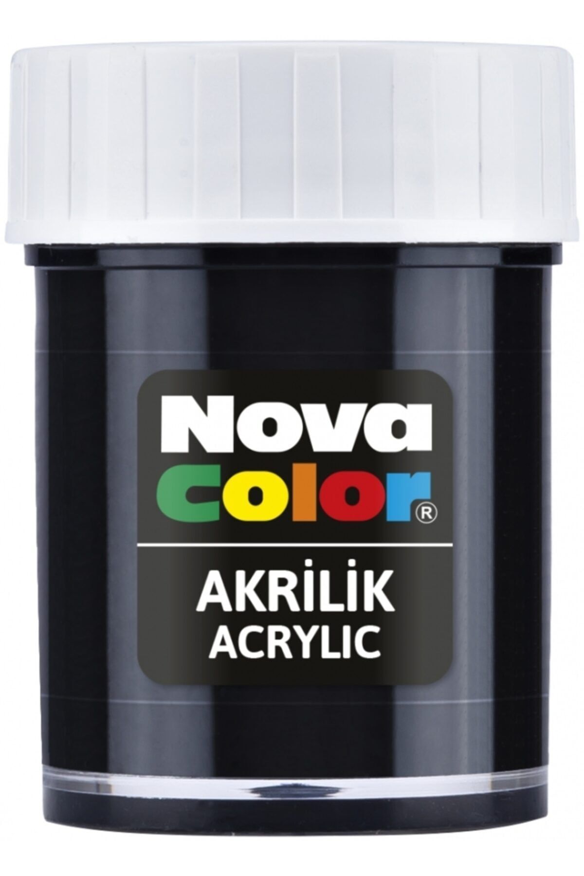 Nova Color 174 Akrilik Boya Siyah Şişe