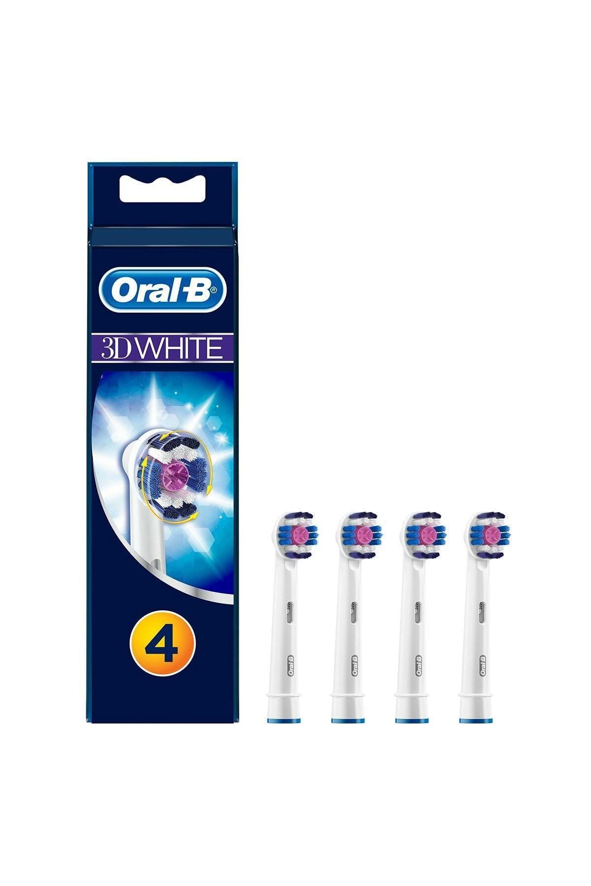 Oral-B 3d White 4'lü Diş Fırçası Yedek Başlığı