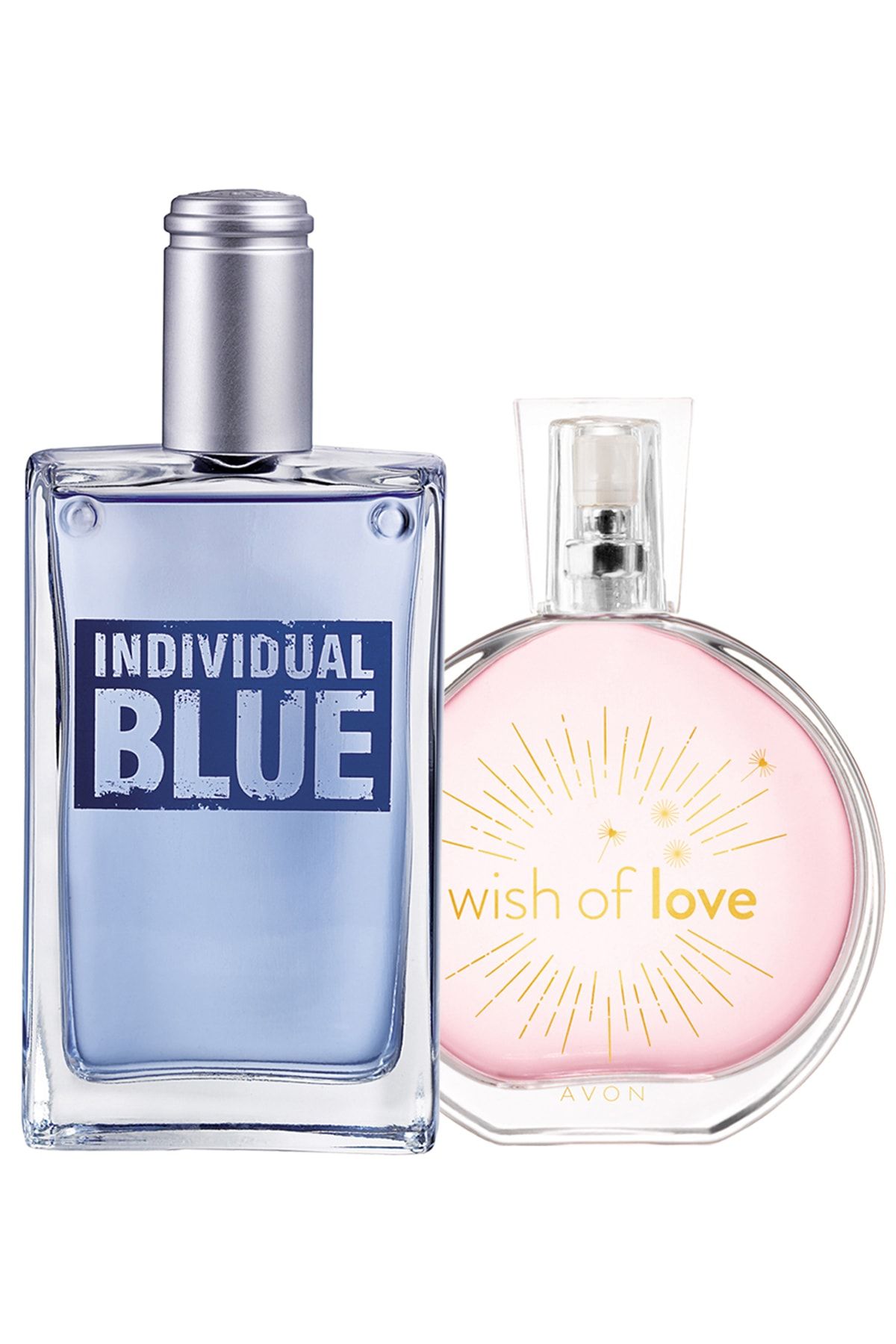 Avon Individual Blue Erkek Parfüm Ve Wish Of Love Kadın Parfüm Paketi