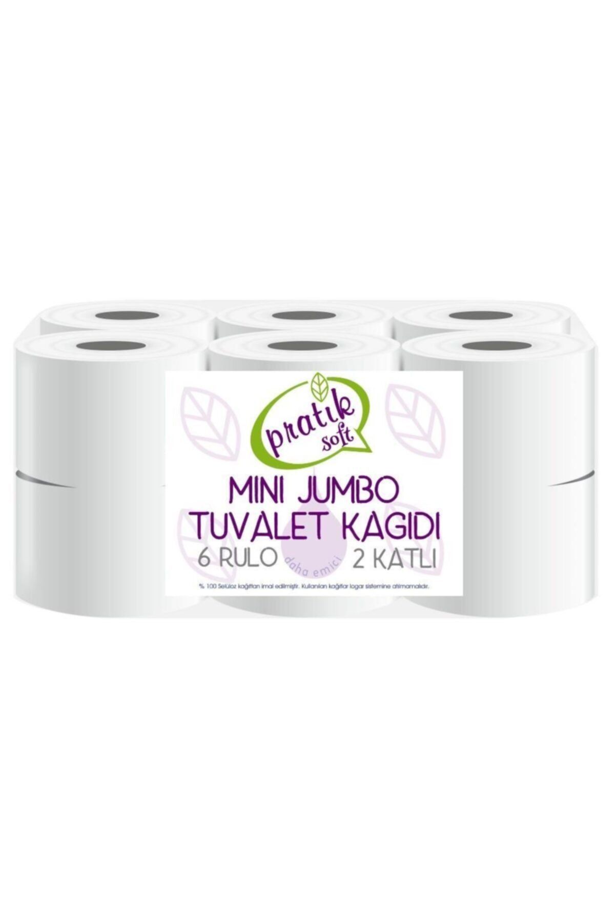 Pratiksoft Mini Jumbo Tuvalet Kağıdı 12 Rulo