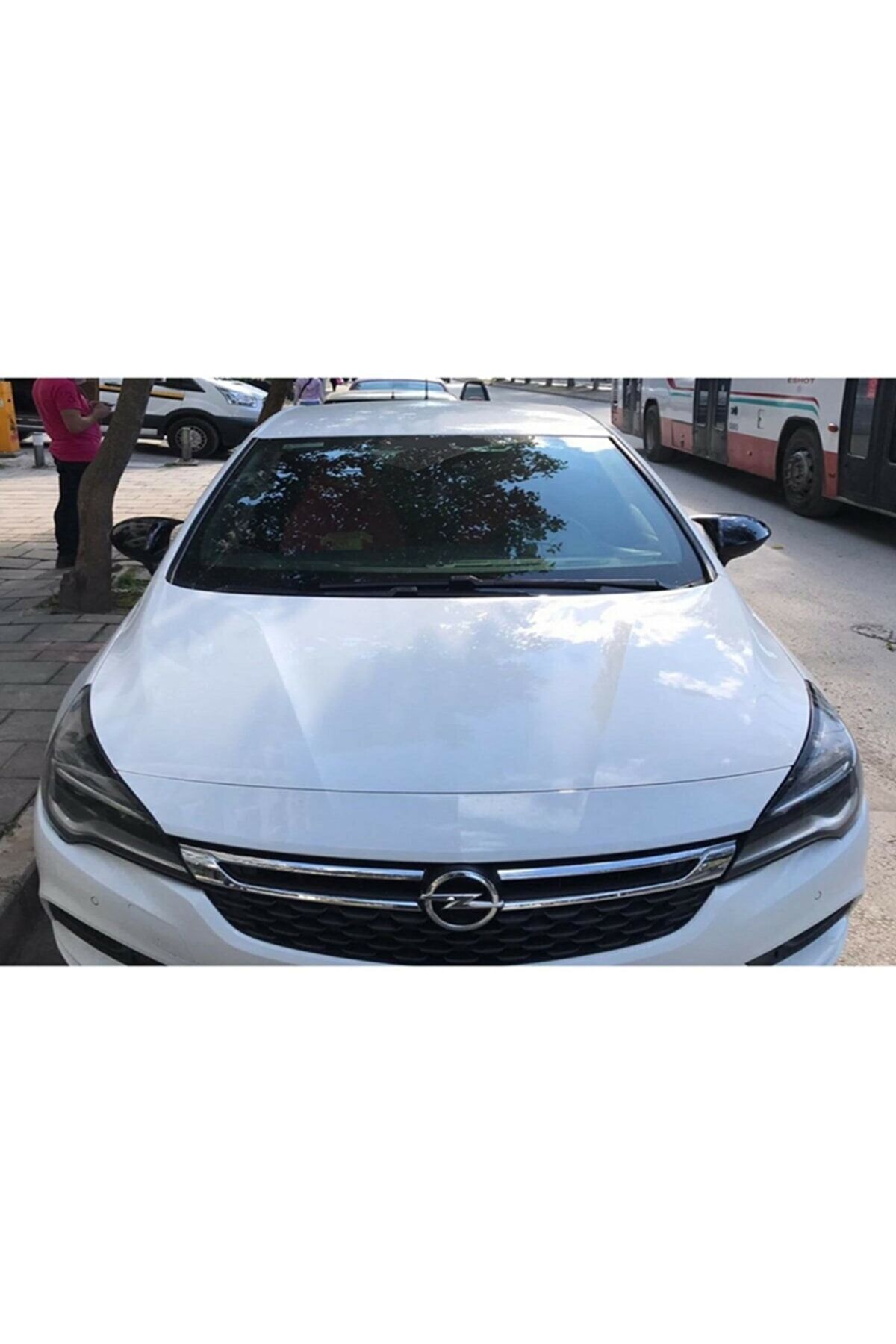 HasAkman Opel Astra K Uyumlu Batman Yarasa Ayna Kapağı Piano Black 2015 2016 2017 2018 2019 2020 2021