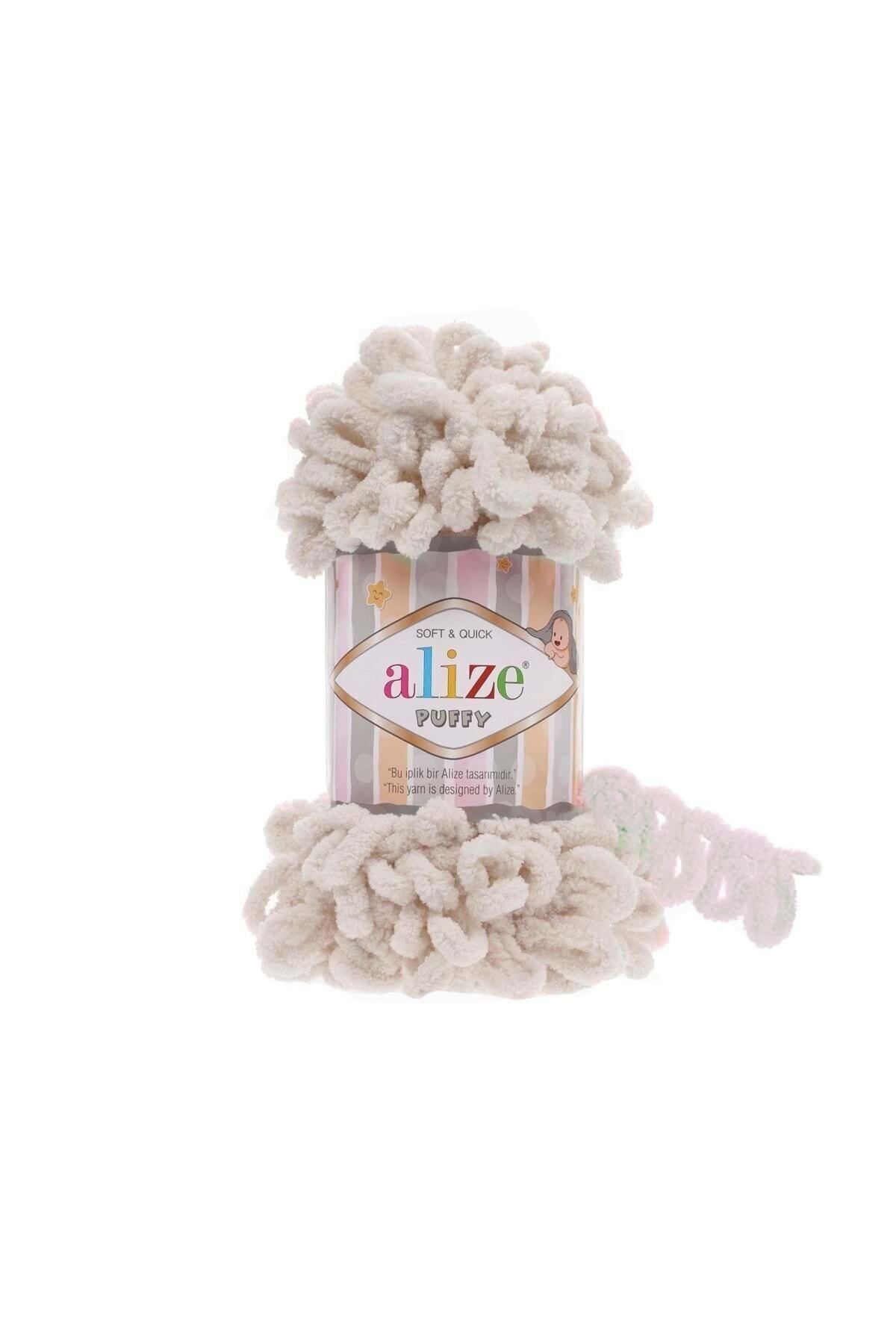 Alize Puffy El Örgü Ipi 100 gr 599 Fildişi 1adet