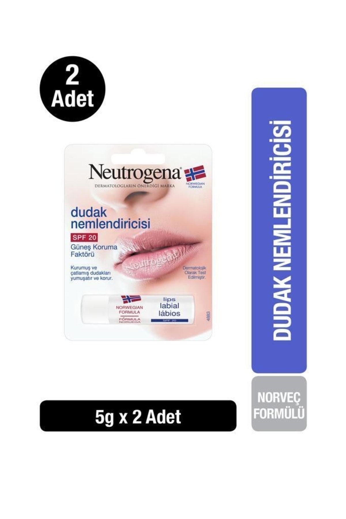Neutrogena Dudak Nemlendiricisi Spf15 X2
