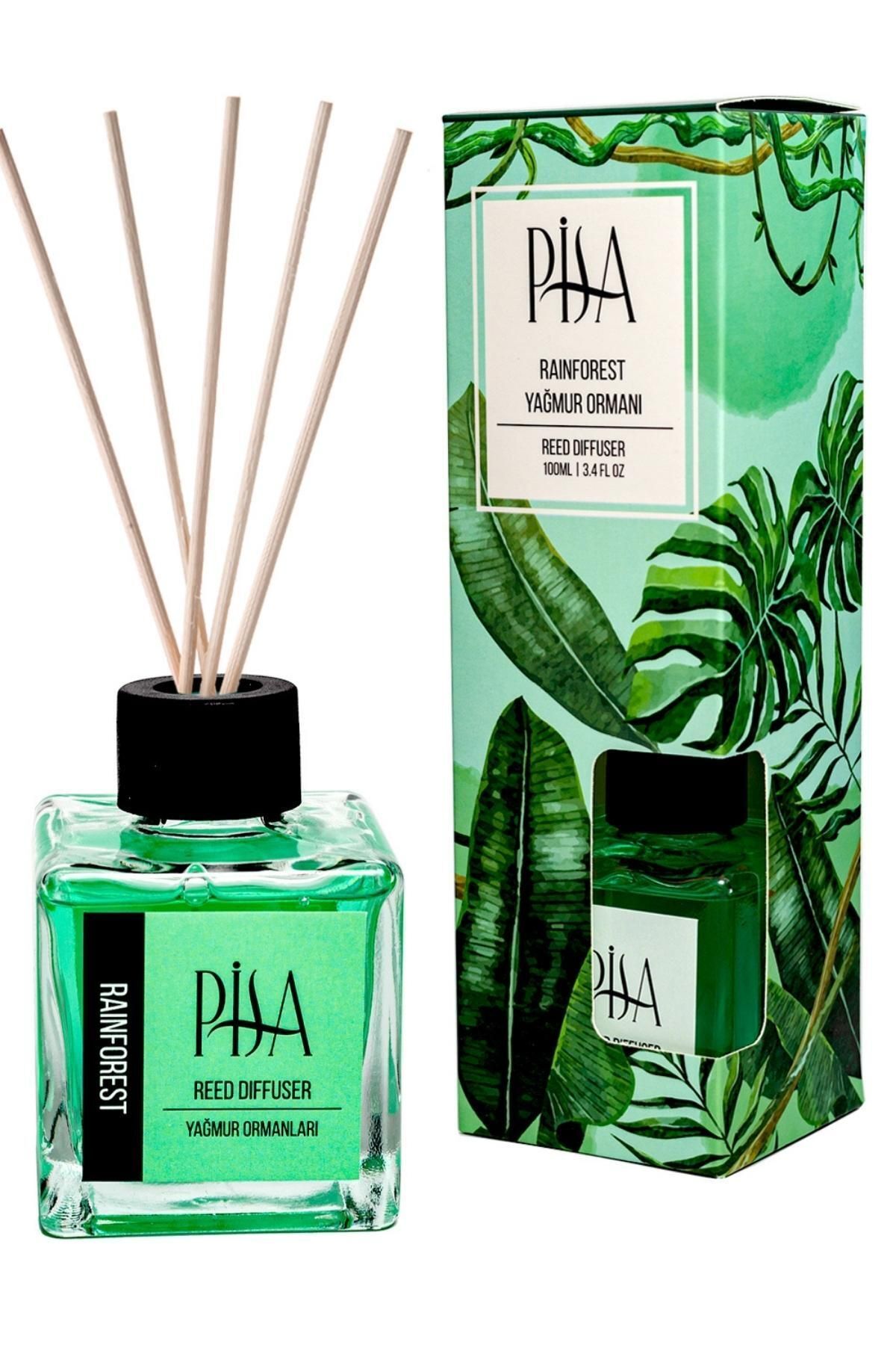 Pisa Yağmur Ormanı Çubuklu Oda Kokusu Rain Forest Reed Diffuser 100ml
