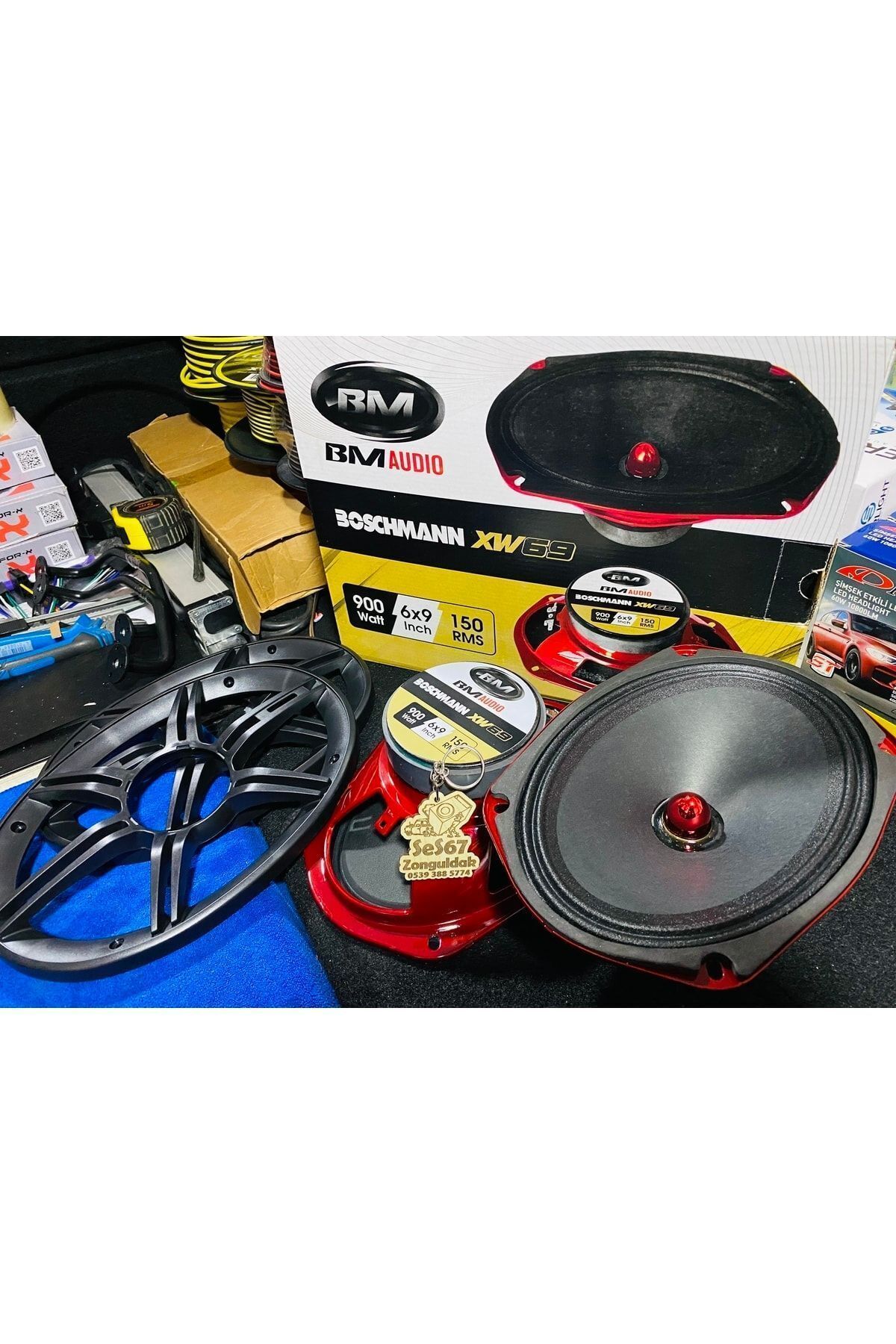 ADS Bm Audio Xw69 Oval Midrange 900waat 2 Adet Kapaklı