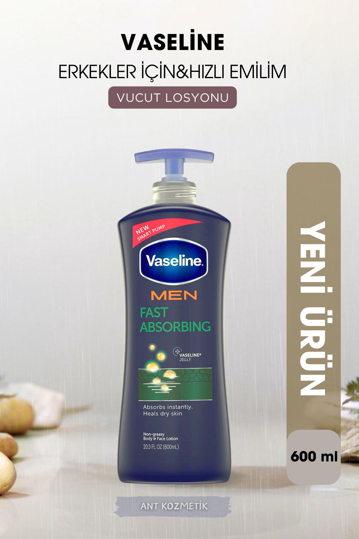 Vaseline Fast Absorbing (Erkek Vücut Losyonu)