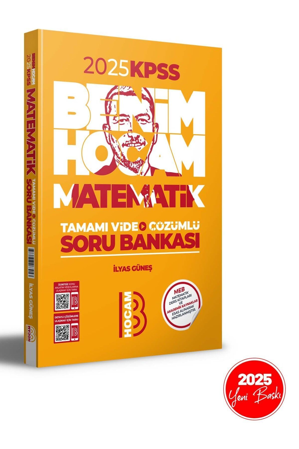 Benim Hocam Yayınları 2025 KPSS Matematik Tamamı Video Çözümlü Soru Bankası Benim Hocam Yayınları