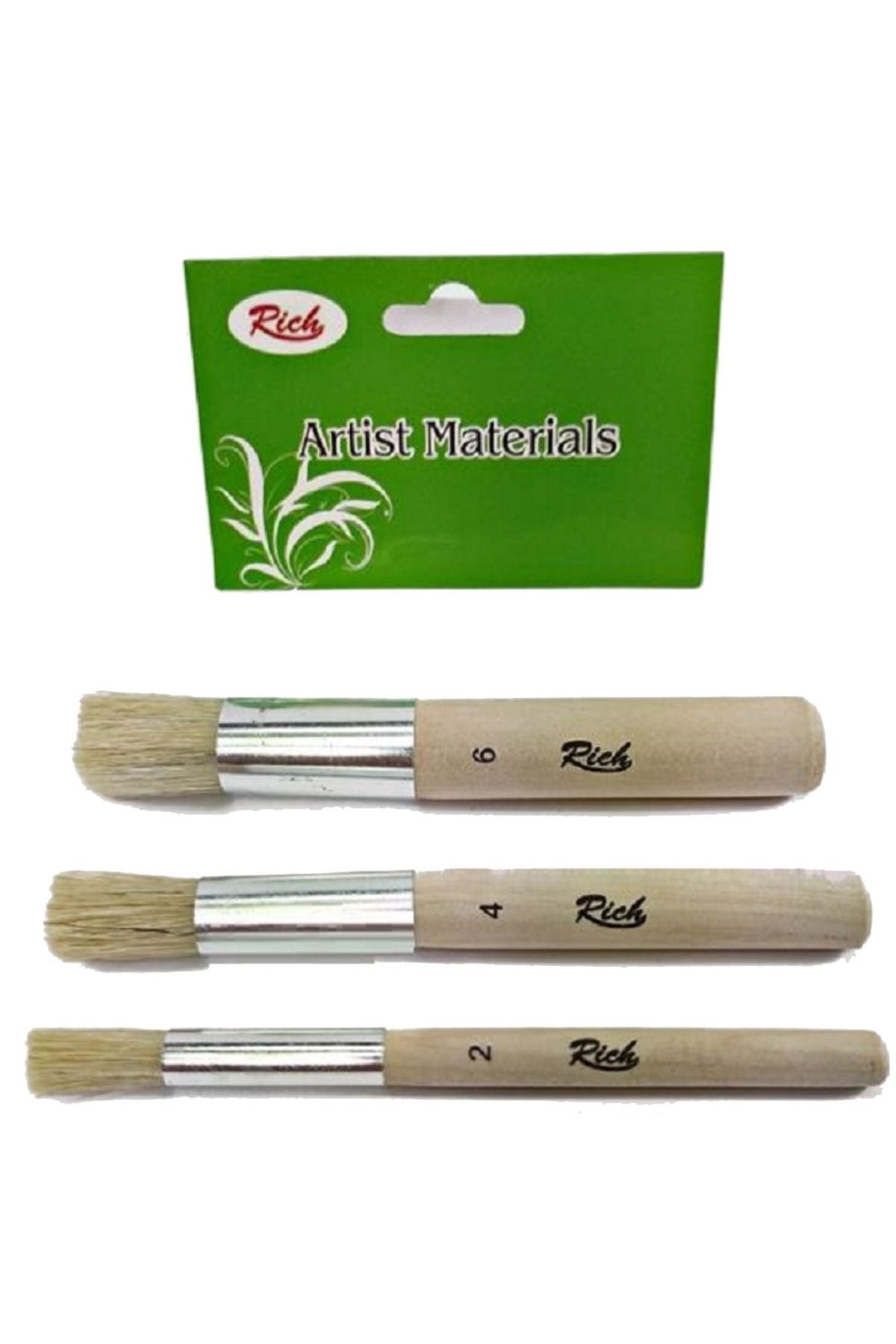 Rich Fırça Stencıl 3 Lü Set 2-4-6