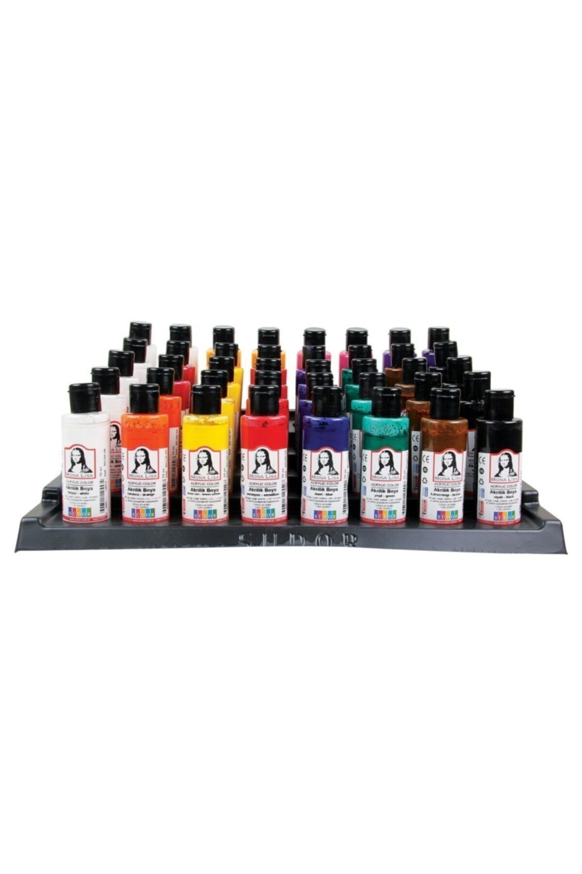 Südor Mona Lisa Akrilik Boya 70 ml  x 40 Adet Karışık Renk Sınıf Seti