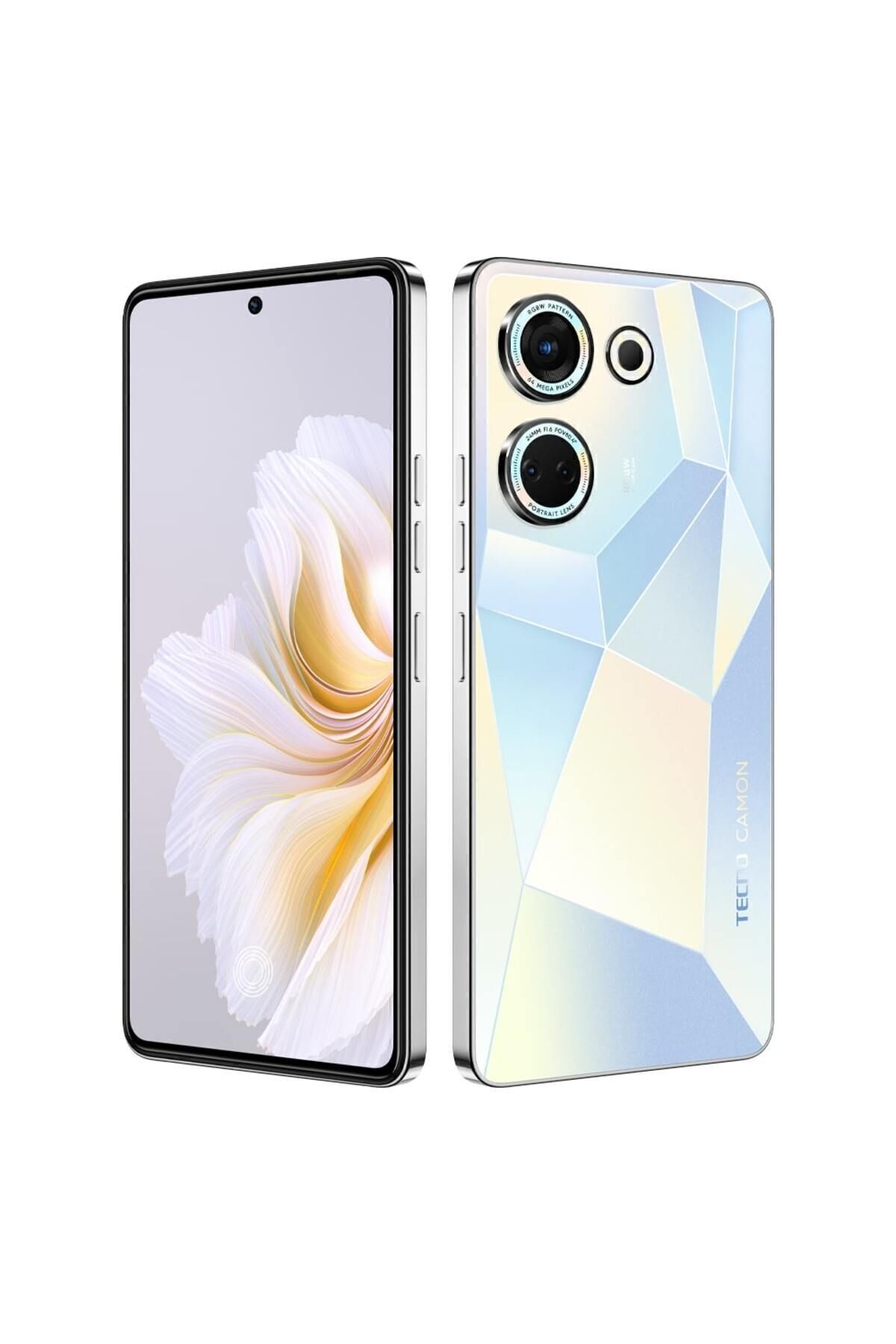 TECNO CAMON 20 Pro 256 GB / 8 GB RAM Beyaz ( TECNO Türkiye Garantili)