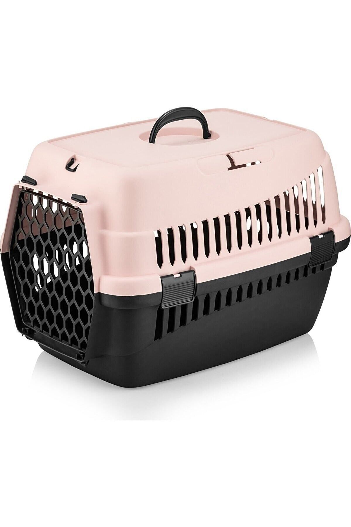 Petozi Evcil Hayvan Kedi Köpek Taşıma Sepeti Açık Pembe