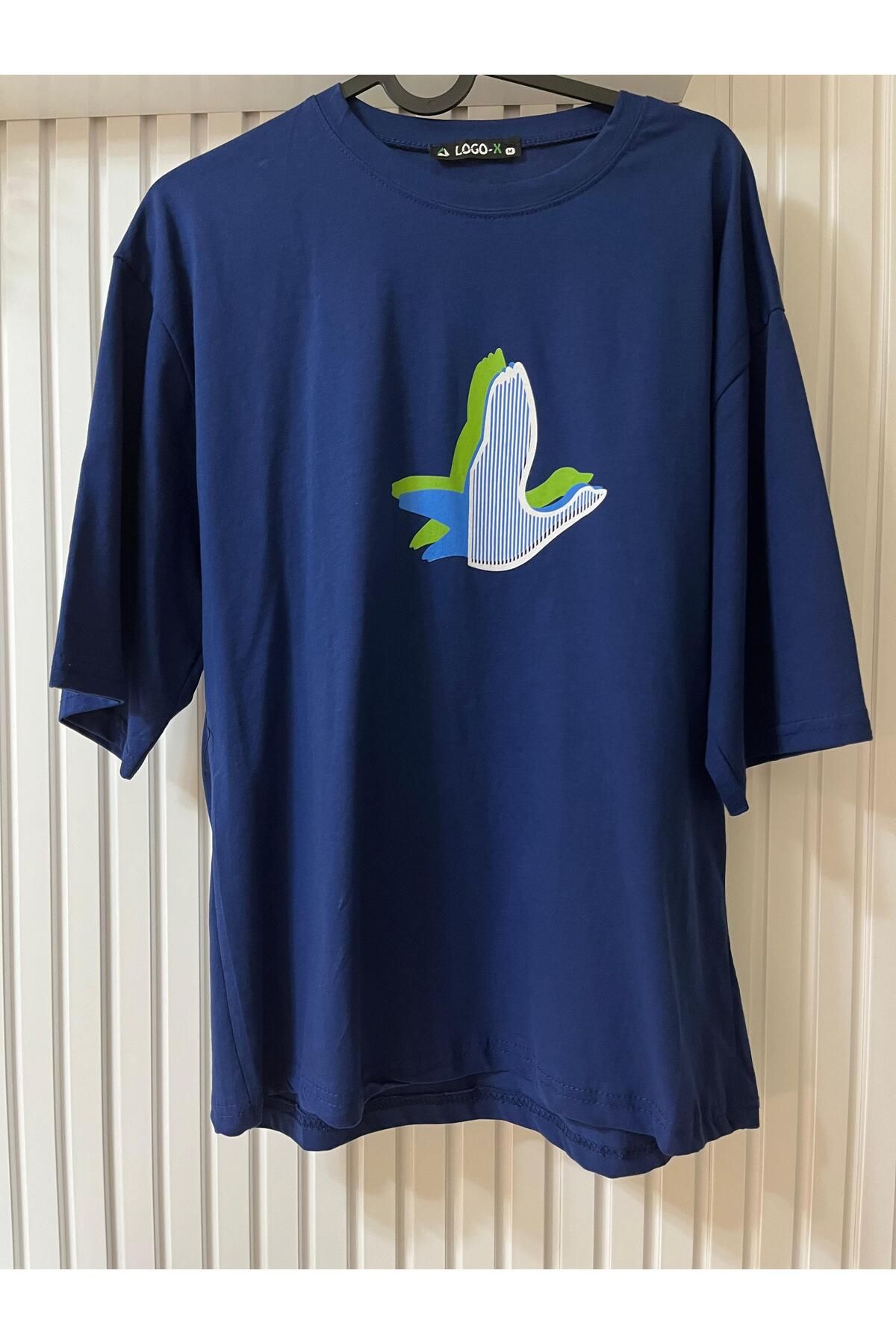 Doğa LOGO kuş detaylı T-shirt