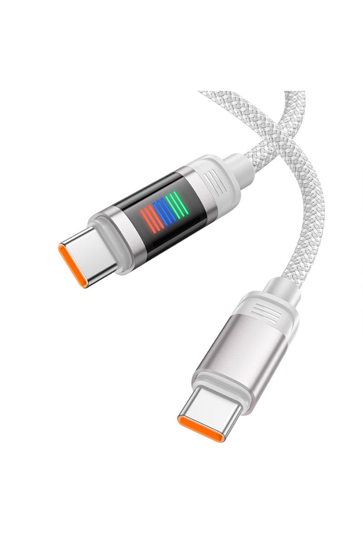 Hoco U126 Lantern 100W Type-C to Type-C Hızlı Data ve Şarj Kablosu