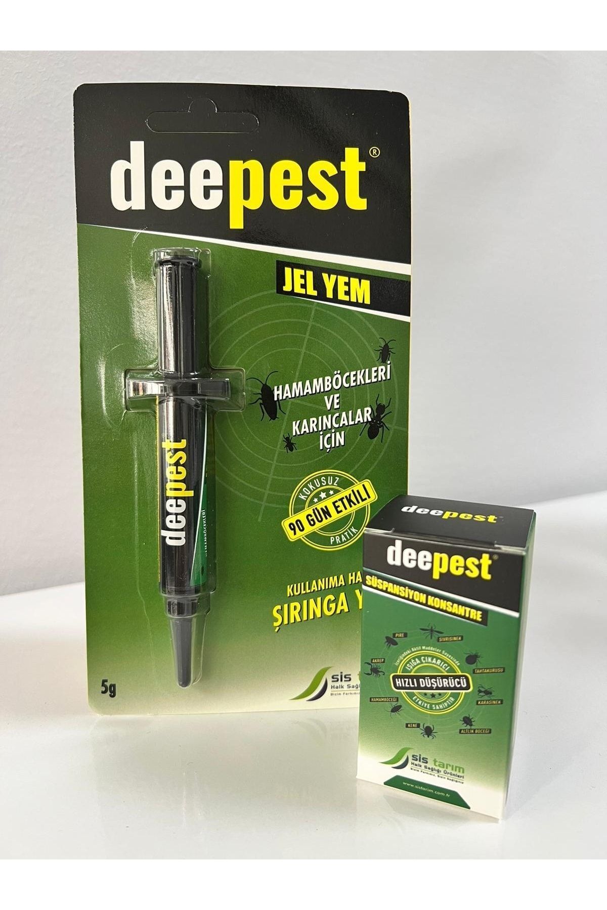 SİSTARIM Deepest 25ml Genel Haşere Öldürücü + 5 Gr Hamamböceği Jeli