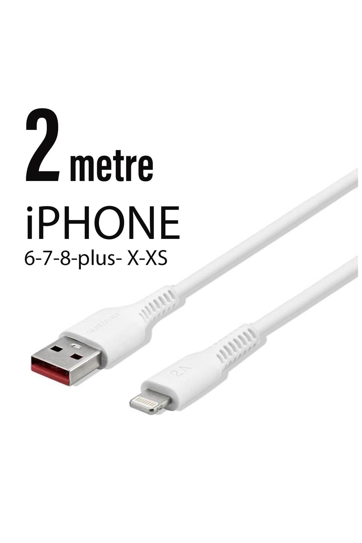 Subzero 2 Metre Iphone Şarj Data Kablosu 2 Mt 2.0a Cl19