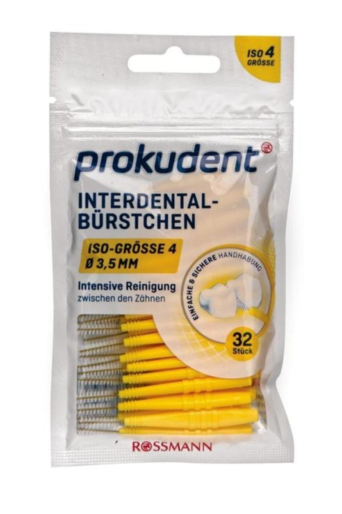 Prokudent Arayüz Fırçası Tel Çap 0,7 Mm Fırça Çap 3,5 Mm (32 ADET)