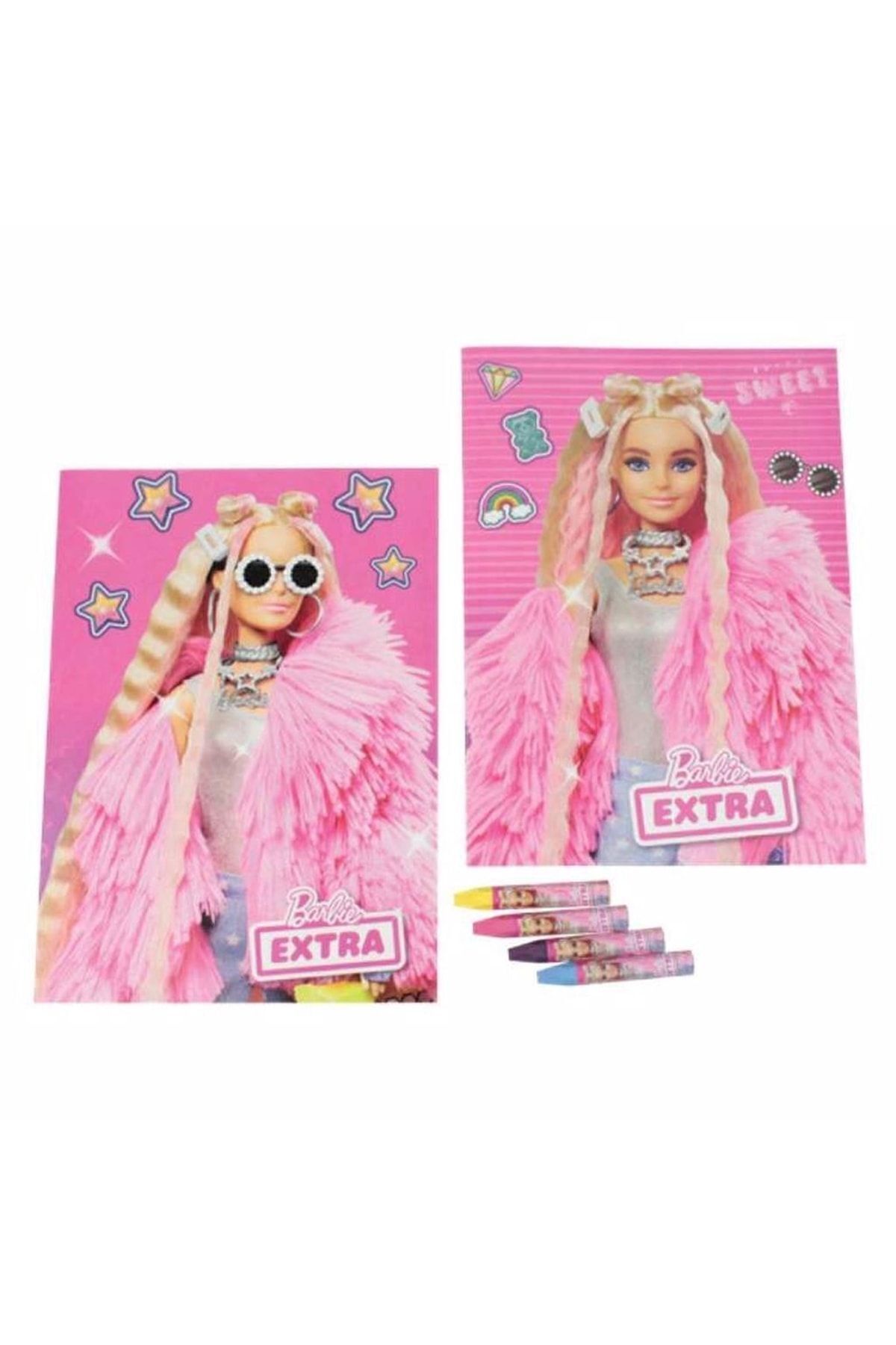Barbie Boyama Kitabı Pastel Boya