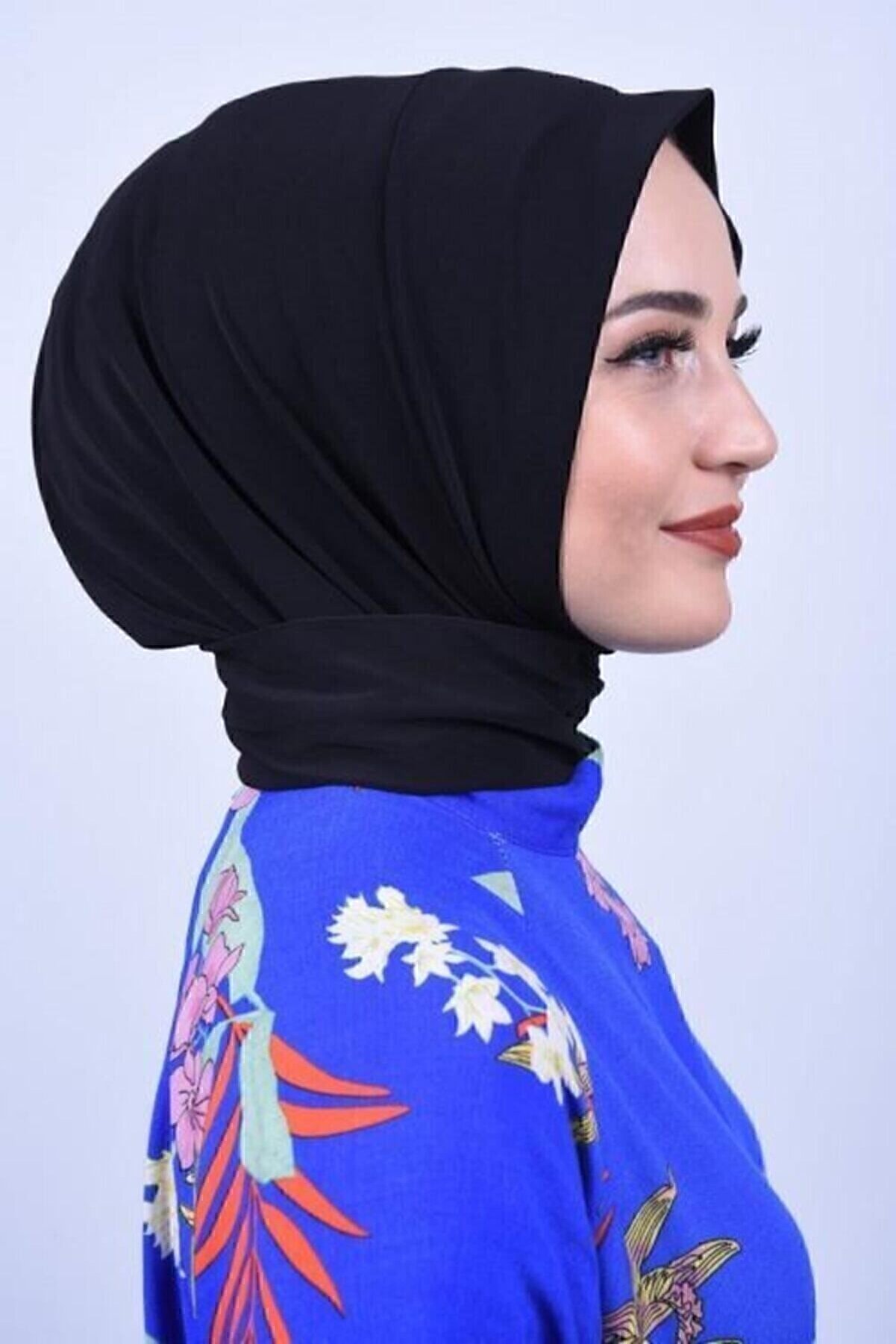 Hijabchi Trend Çıtçıtlı Fular Şal Üzeri Bone Şalı - Günlük, Havuz Ve Deniz İçin