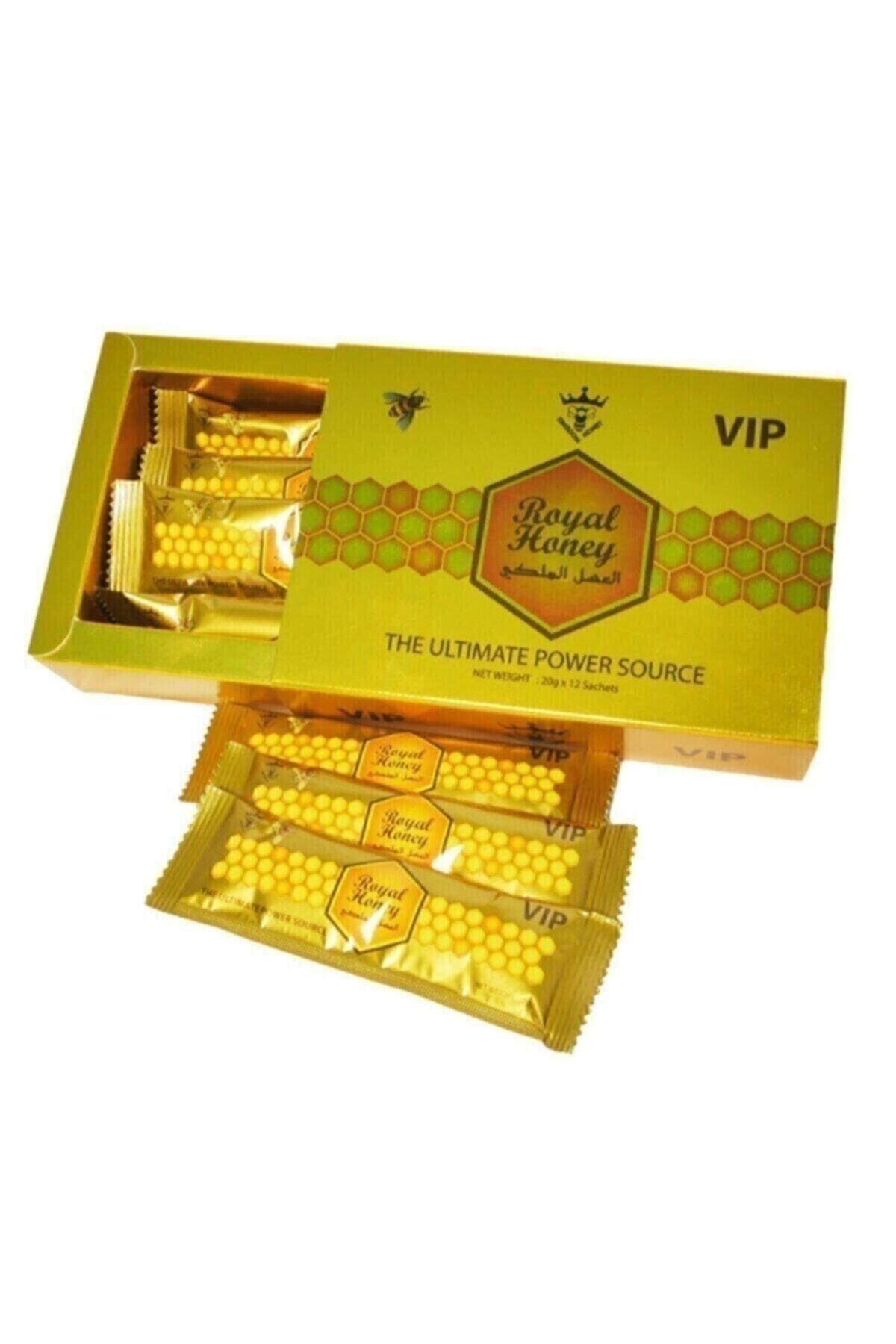 Genel Markalar Royal Honey Vip Ballı Bitkisel Karışımlı Macun Enerji 12 X 12gr