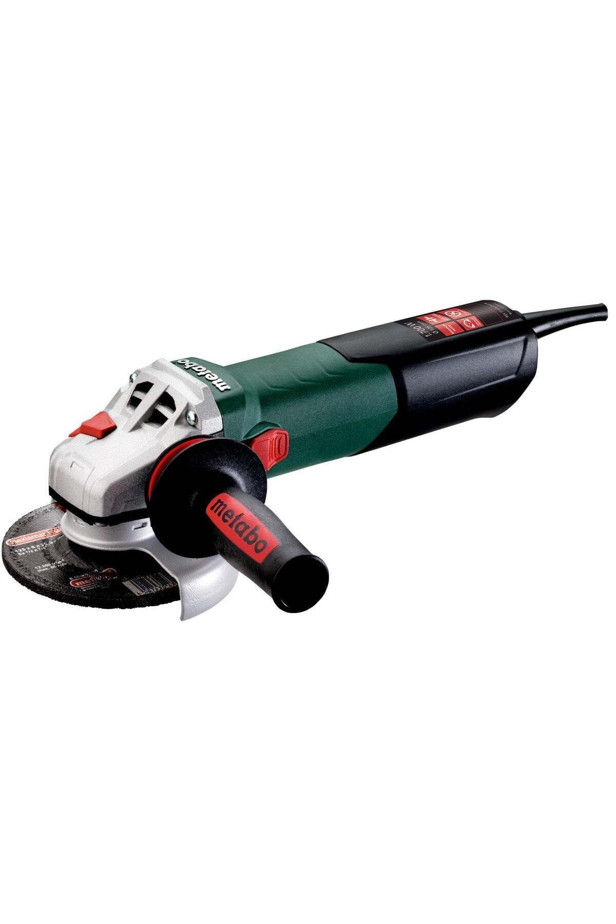 Metabo Wev 17-125 Quick Devir Ayarlı Avuç Taşlama 1700 Watt 125 Mm