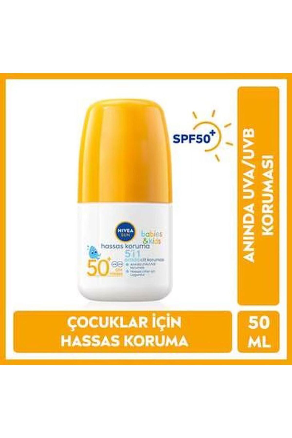 NIVEA Sun Çocuk Roll-On Güneş Kremi Spf50 50 ml