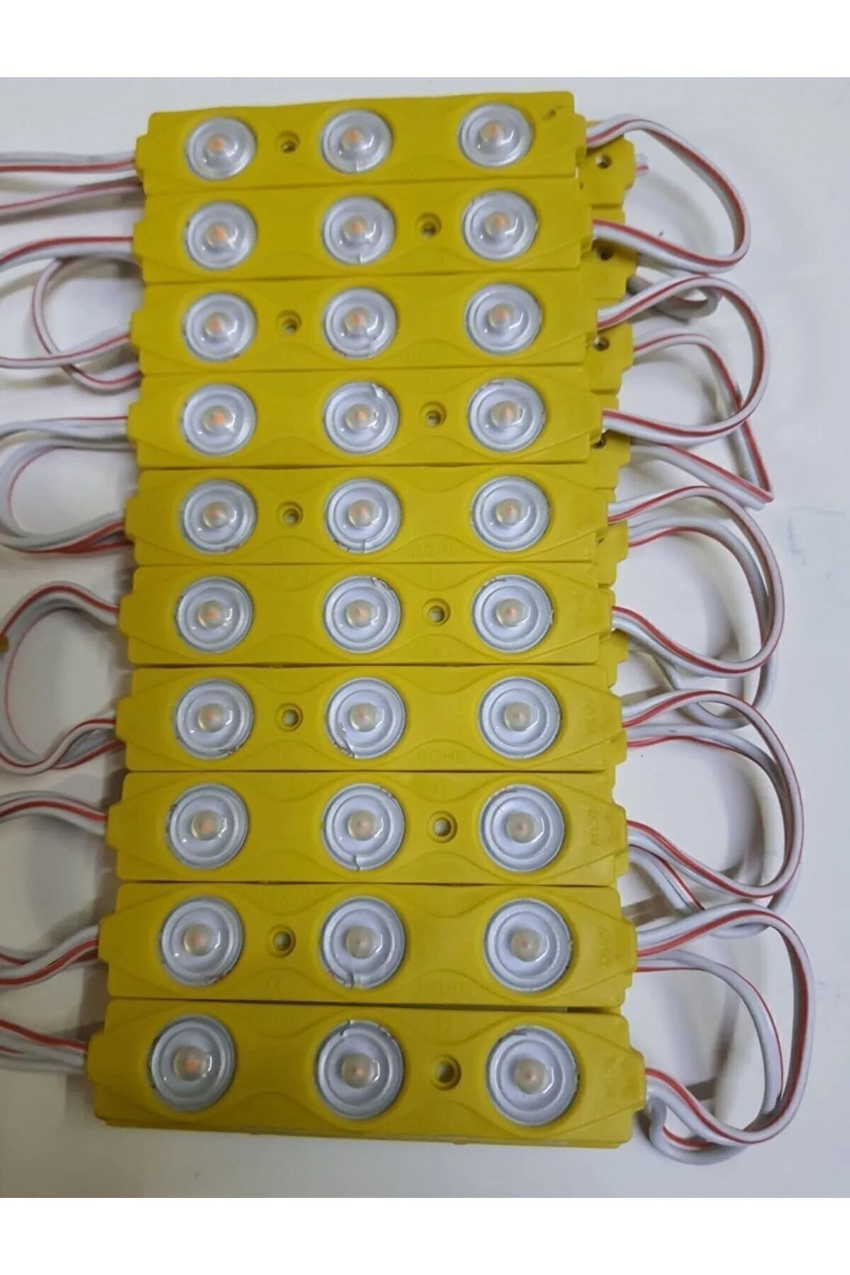 Genel Markalar 10 Adet 1.5 Watt Amber Modül Led 2835 Mercekli