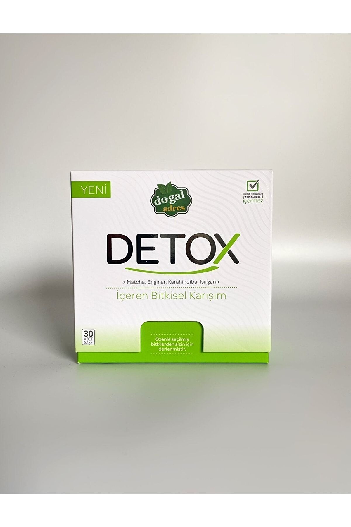 Doğal Adres Detox Diyete Destek Mate Ve Matcha Bitkisel Çay Karışımı 30 Adet