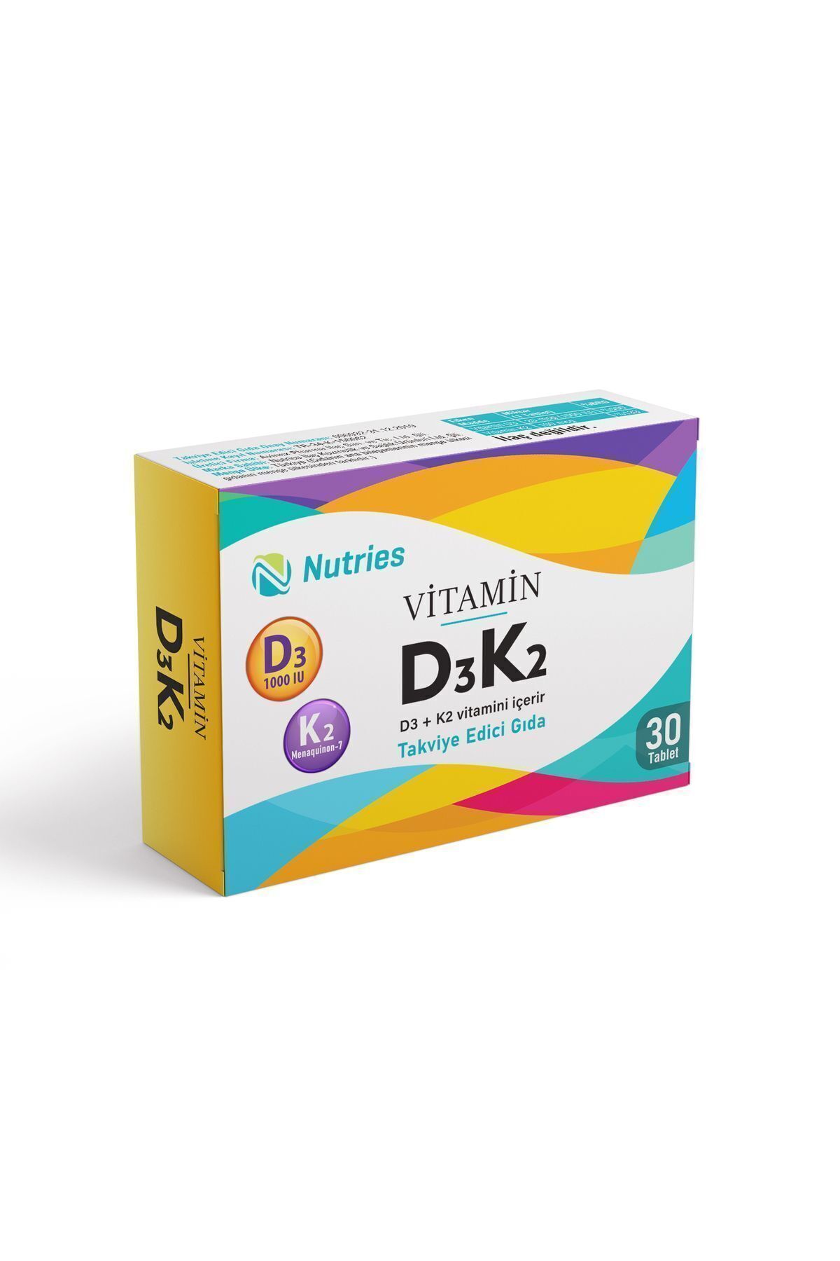 Nutries D3K2 30 Tablet