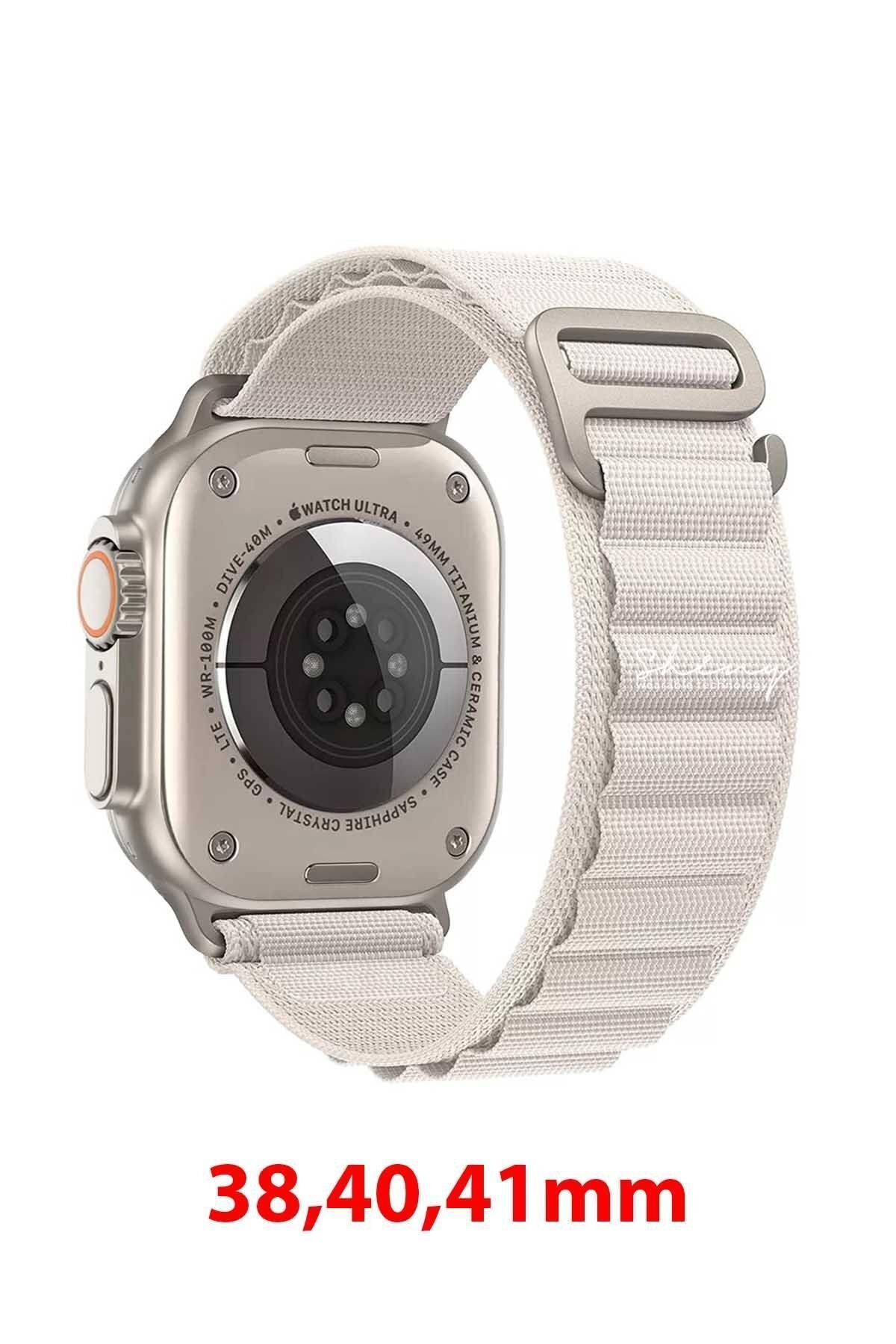 ShinyTECH Apple Watch Alpine Kordon Yıldız Işığı Se/3/4/5/6/7/8/9 38,40,41mm W10 42mm