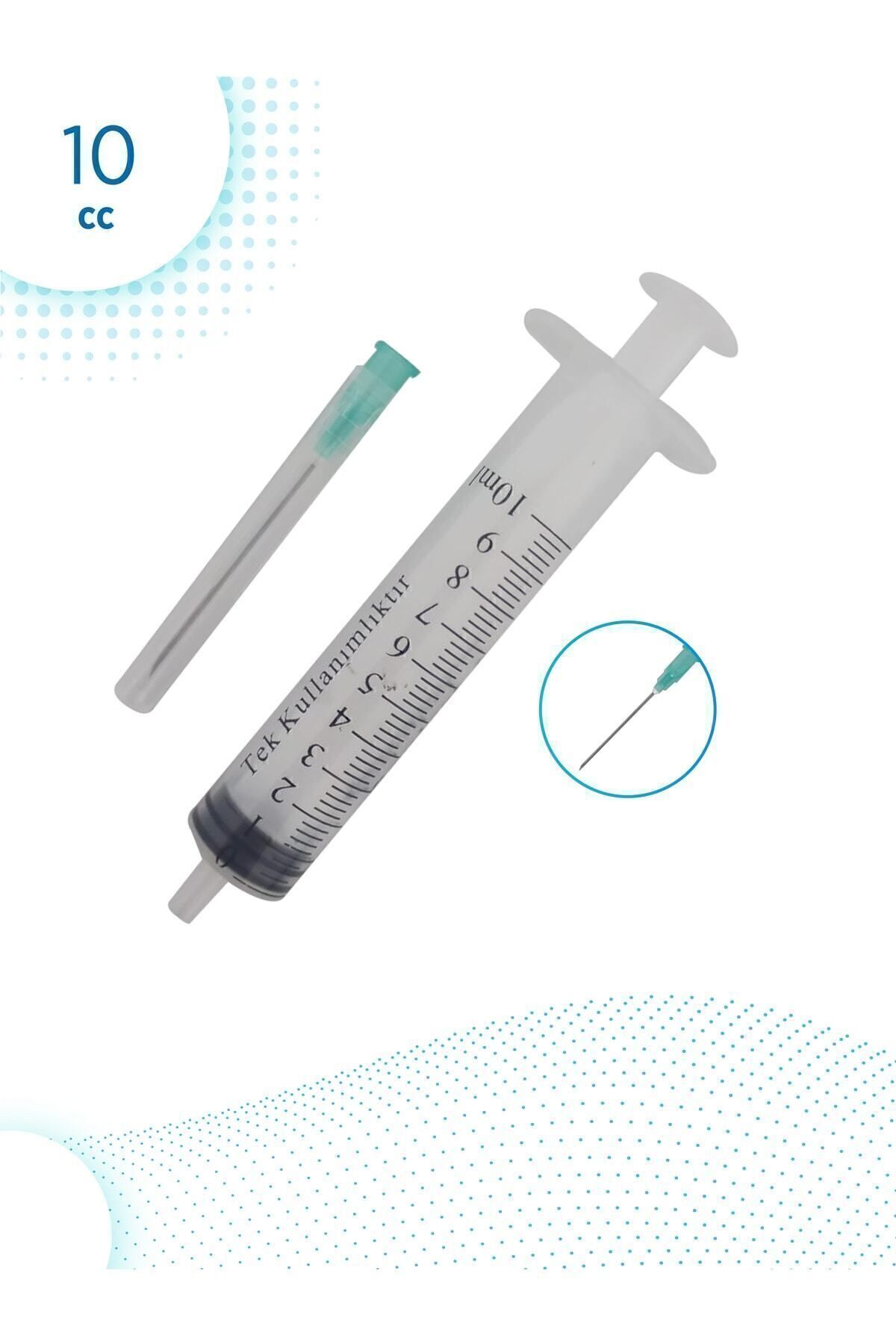 Genject 10cc, 38 Mm Tek Kullanımlık Iğneli Enjektör ( 250 Adet)