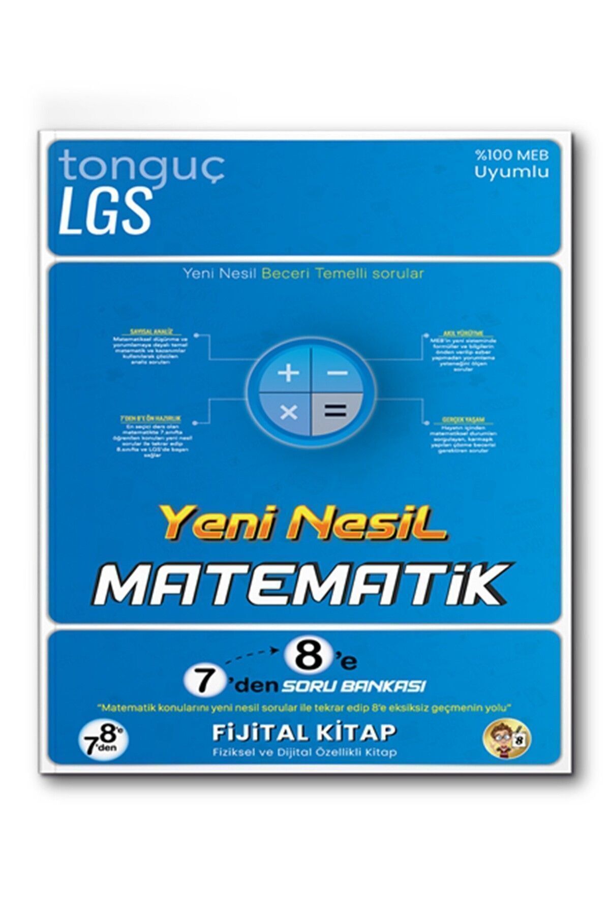 Tonguç Yayınları 8. Sınıf Lgs Yeni Nesil Matematik 7'den 8'e Soru Bankası