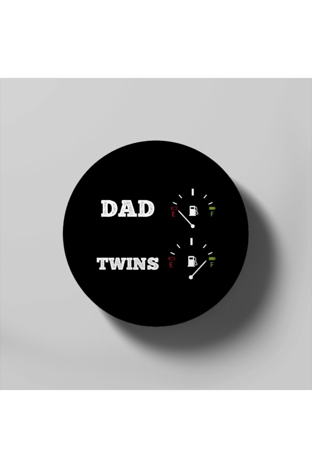 Fizello Funny Dad Father Twins Baby Family Gift Idea Bardak Altlığı