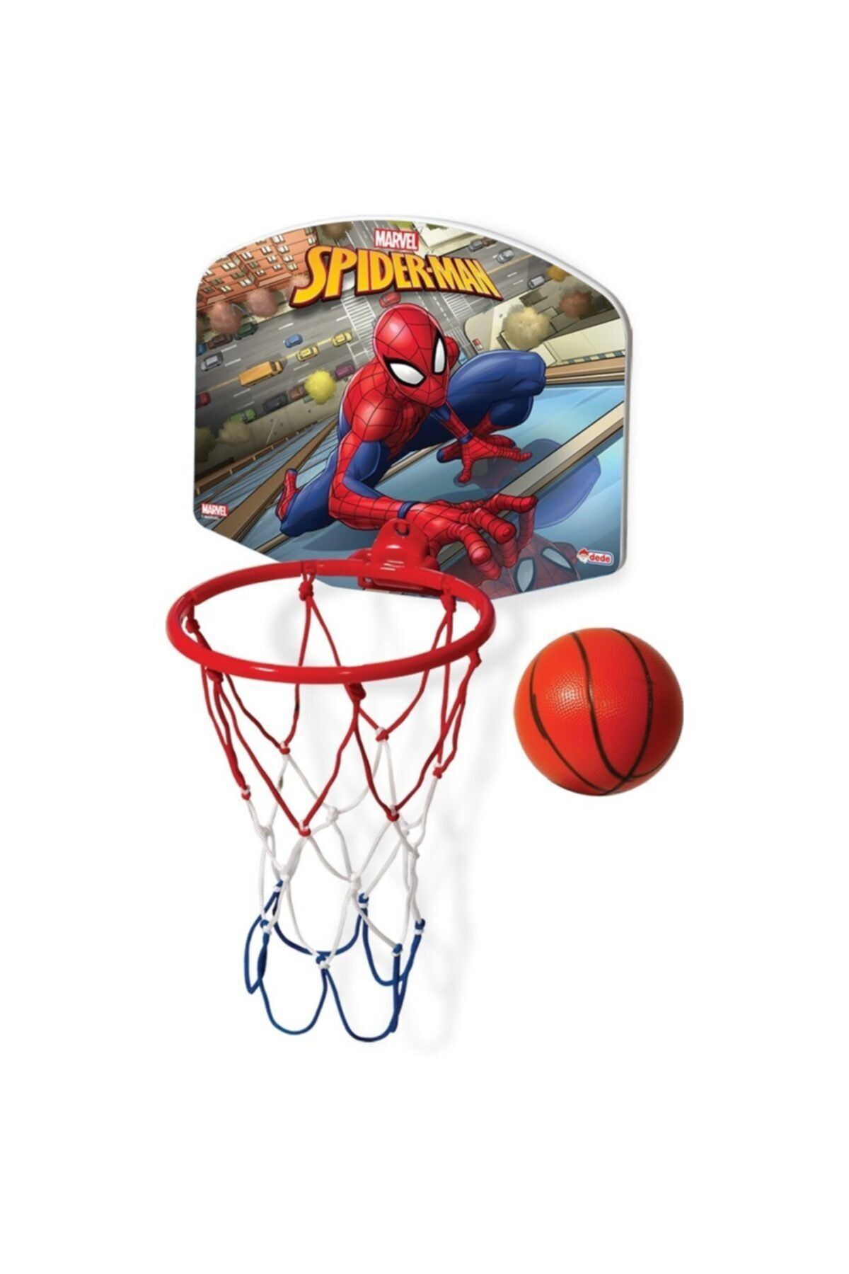 DEDE Erkek Çocuk Oyuncak Spiderman Küçük Boy Basketbol Potası 01495