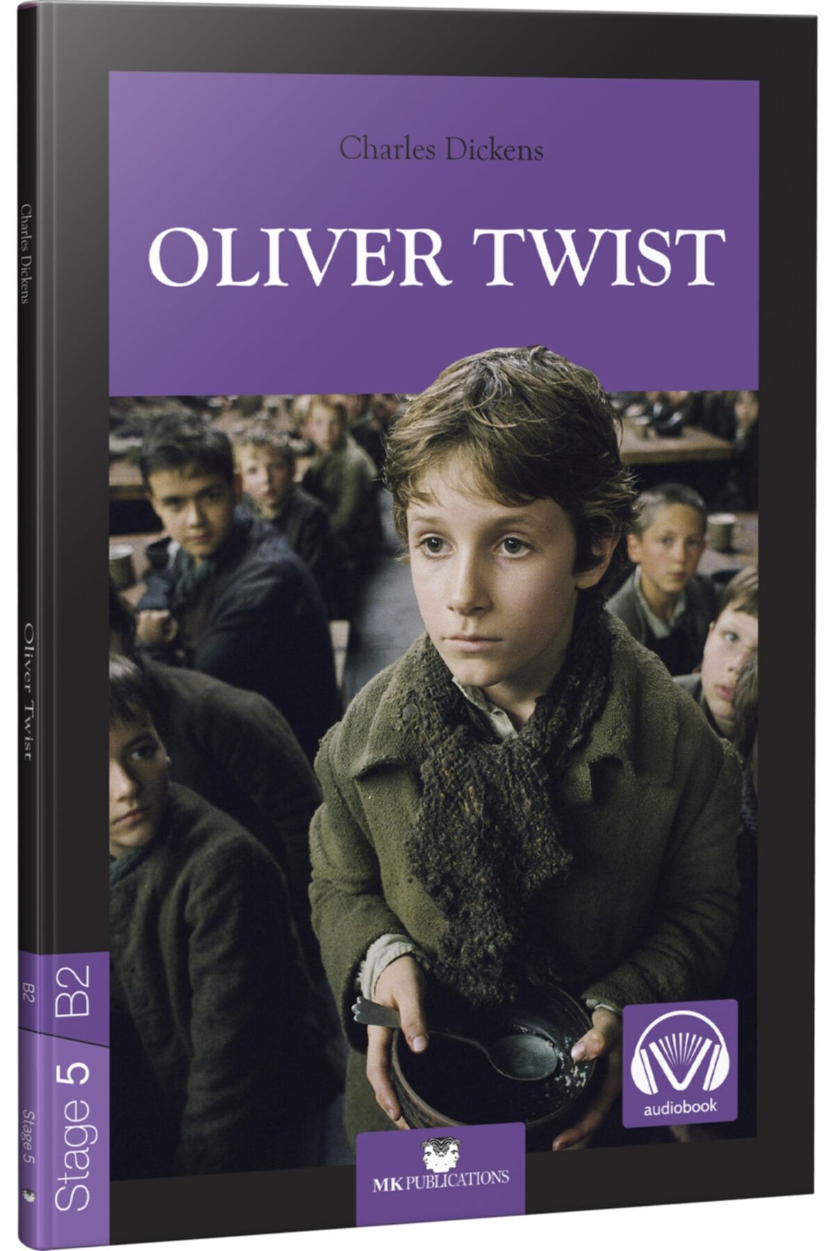 MK Publications Ingilizce Okuma Kitabı Stage-5 Oliver Twist - Karekod Dinlemeli